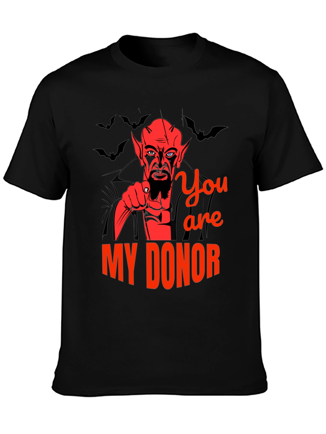Devil Donor Graphic Tee - Halloween