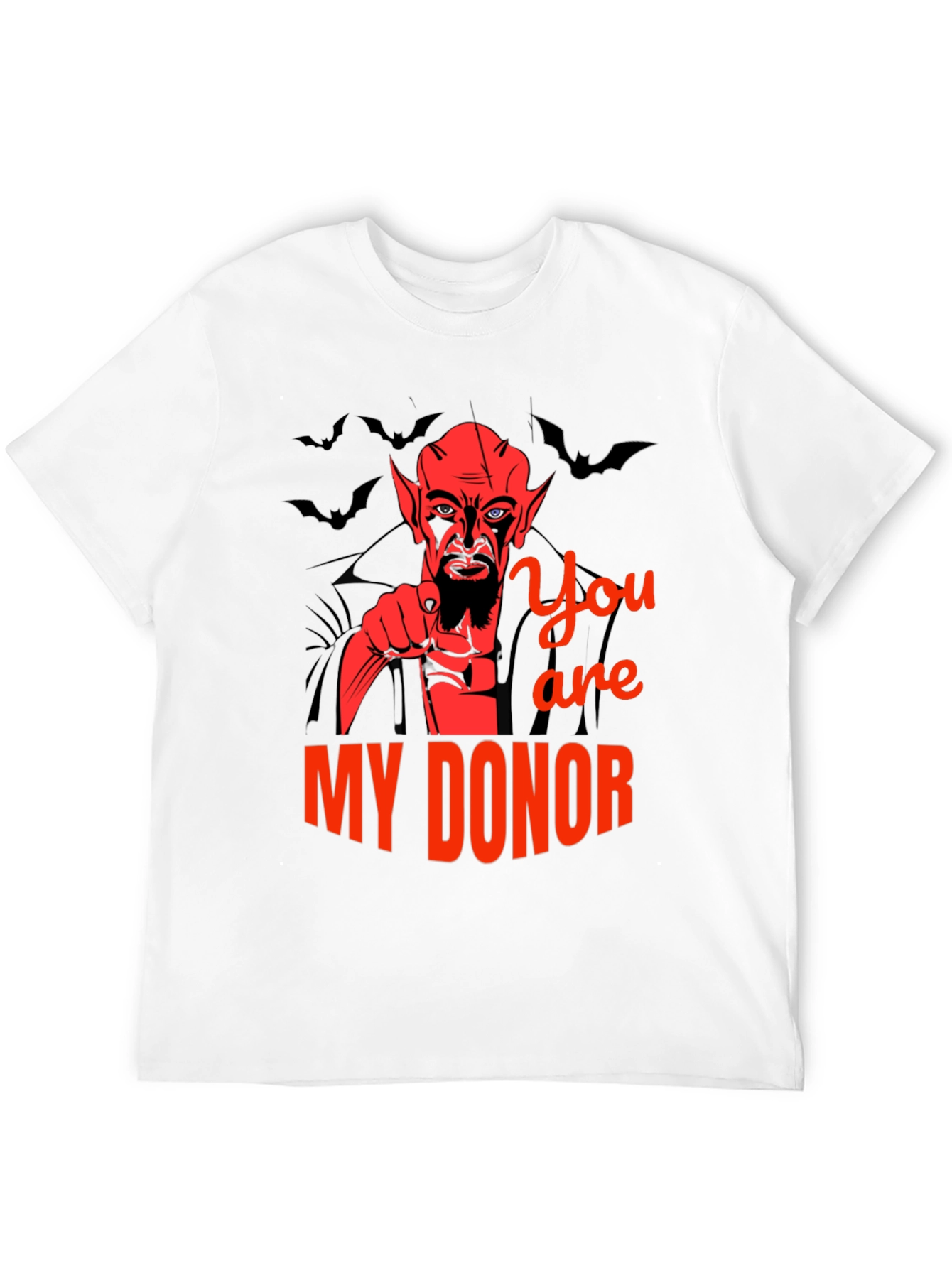 Devil Donor Graphic Tee - Halloween