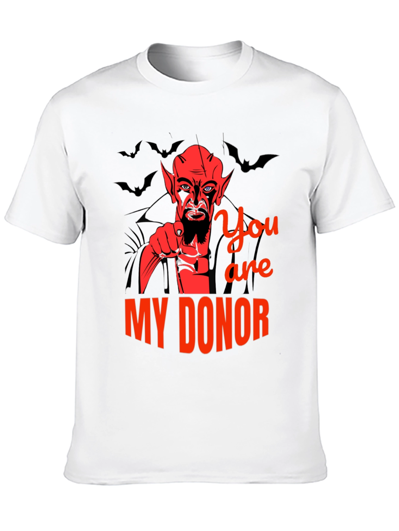 Devil Donor Graphic Tee - Halloween