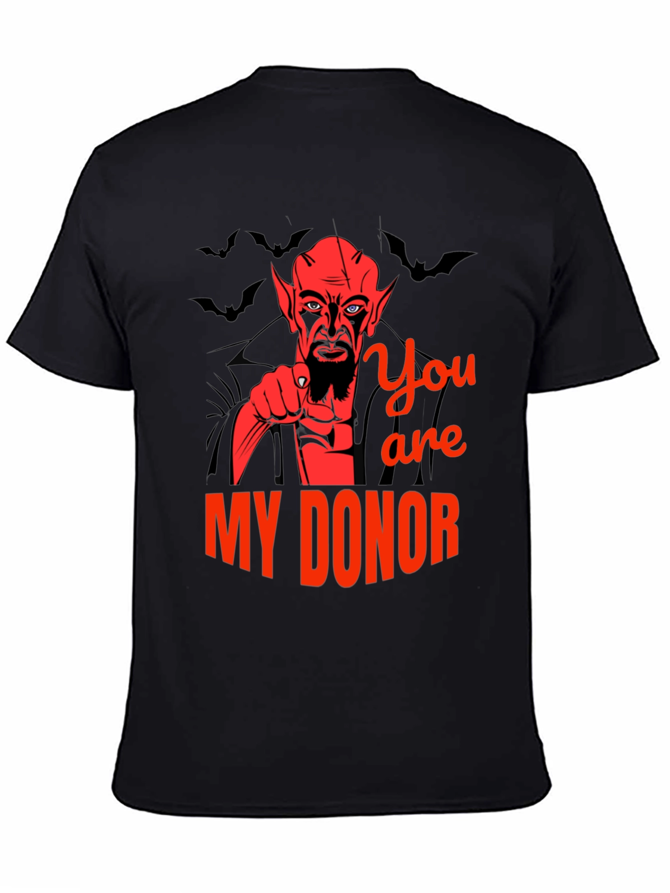 Devil Donor Graphic Tee - Halloween