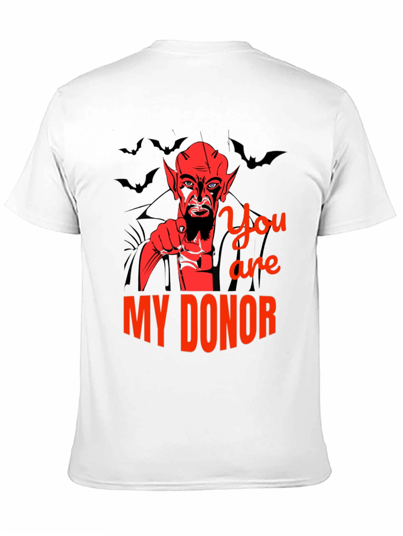 Devil Donor Graphic Tee - Halloween