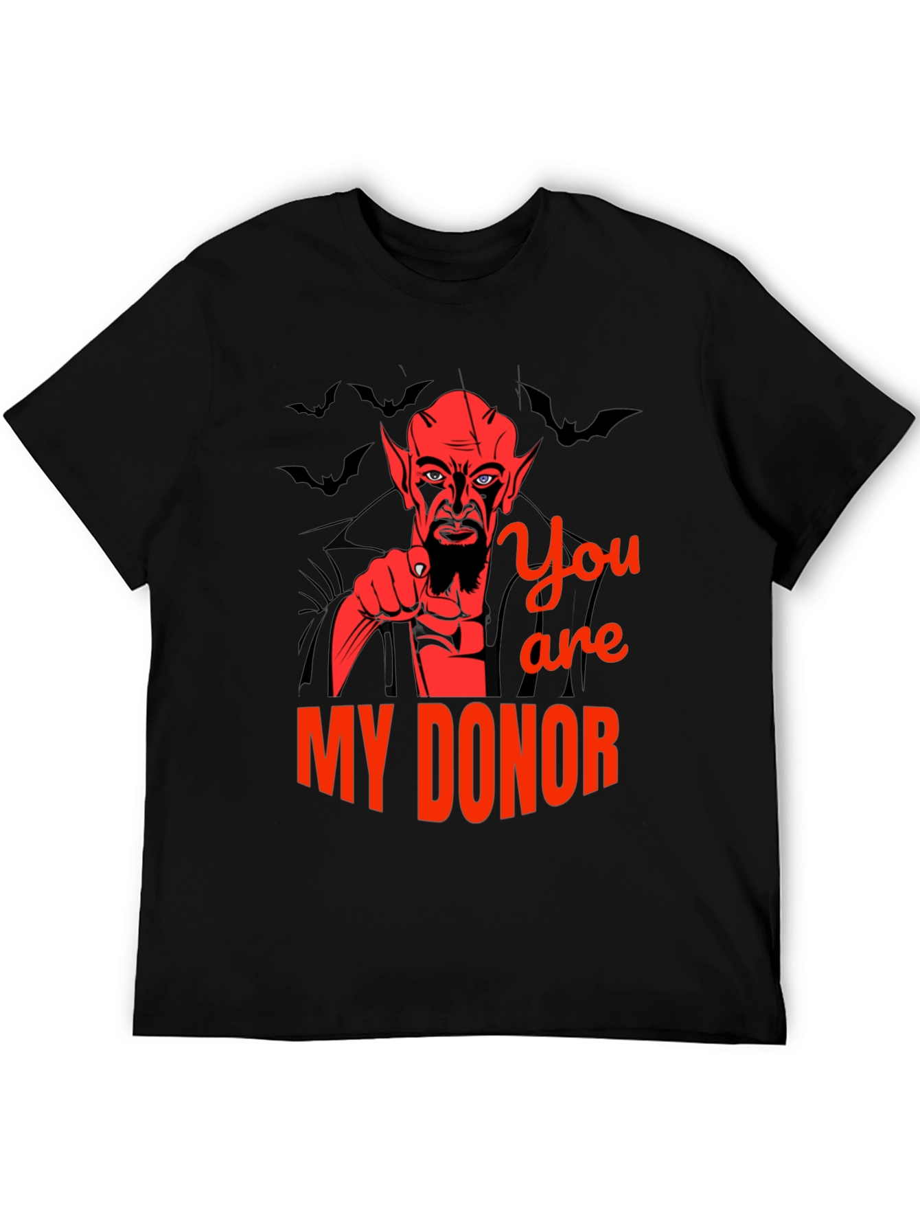 Devil Donor Graphic Tee - Halloween