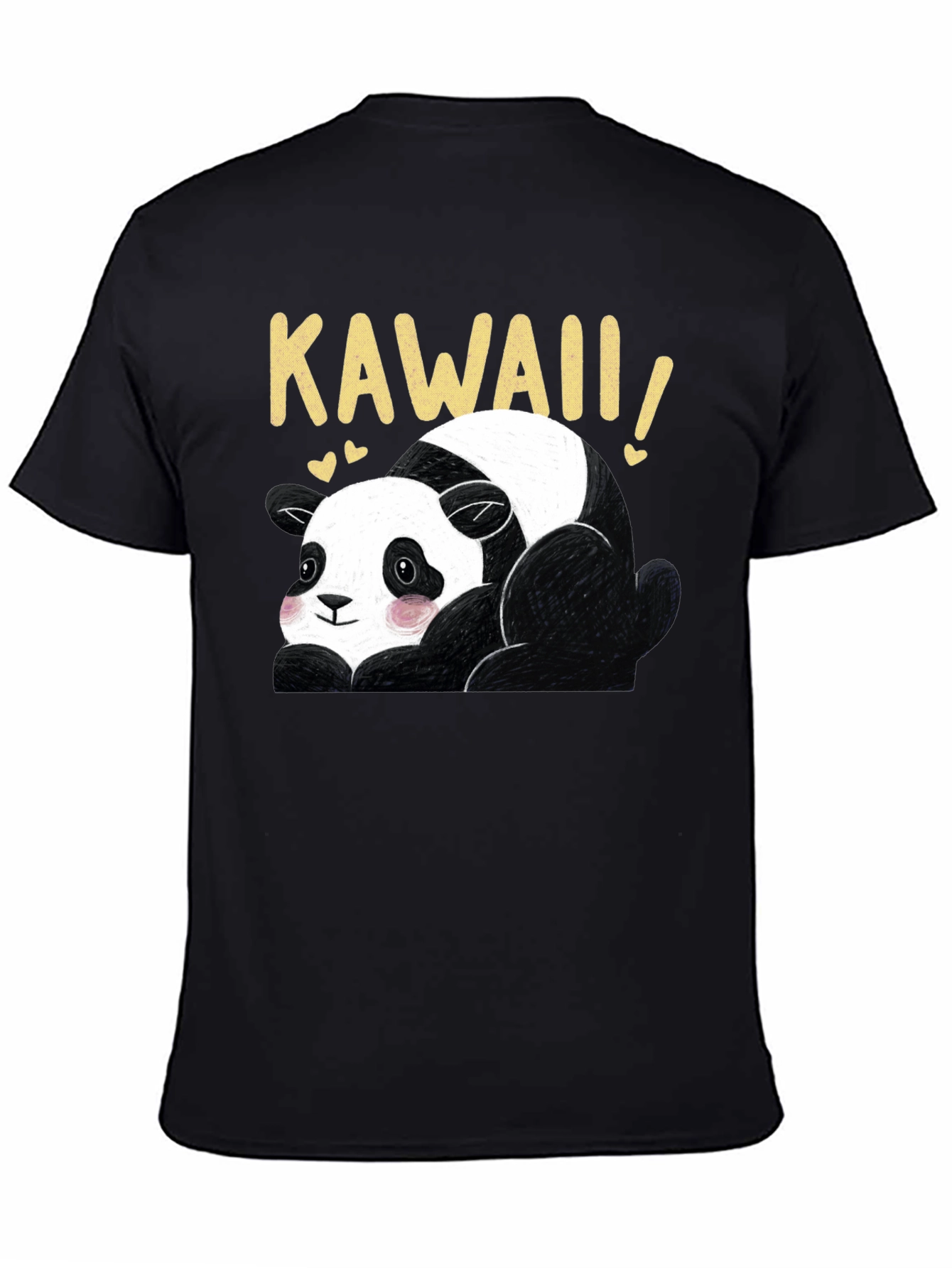 Kawaii Panda Graphic Tee - Cute Bear T-Shirt