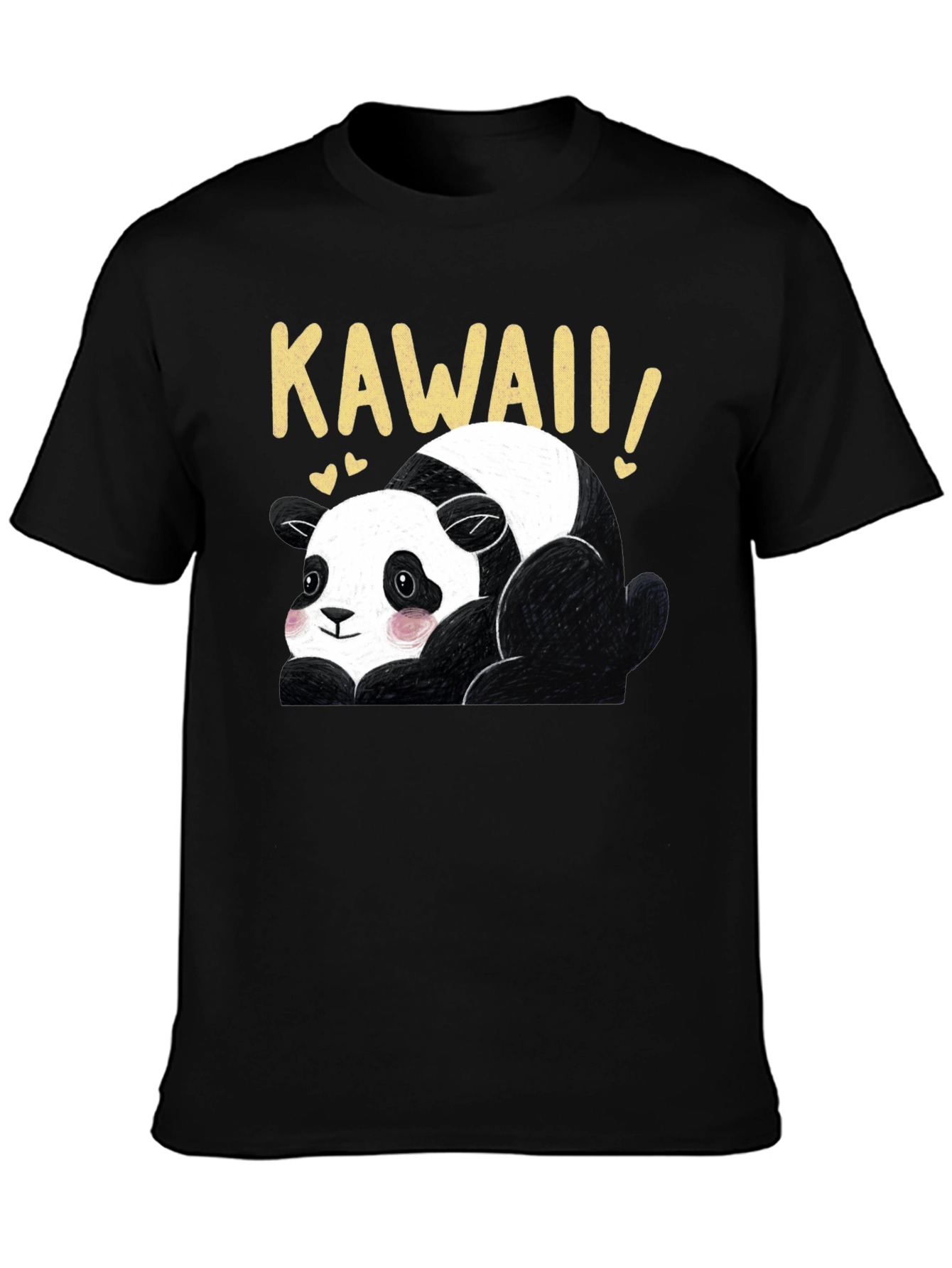 Kawaii Panda Graphic Tee - Cute Bear T-Shirt