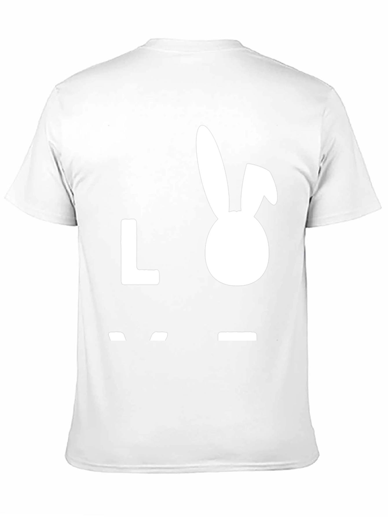 Love Bunny Graphic Tee - Black Cotton T-Shirt
