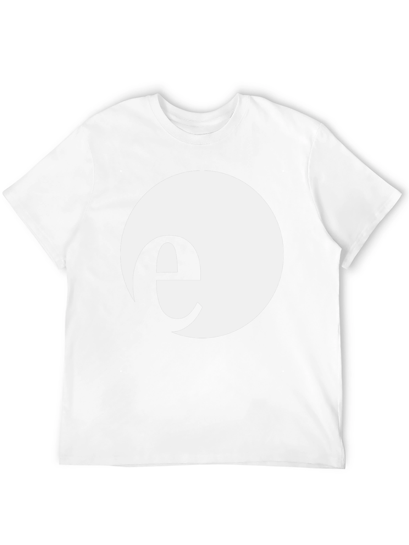 Minimalist e Circle Black T-Shirt