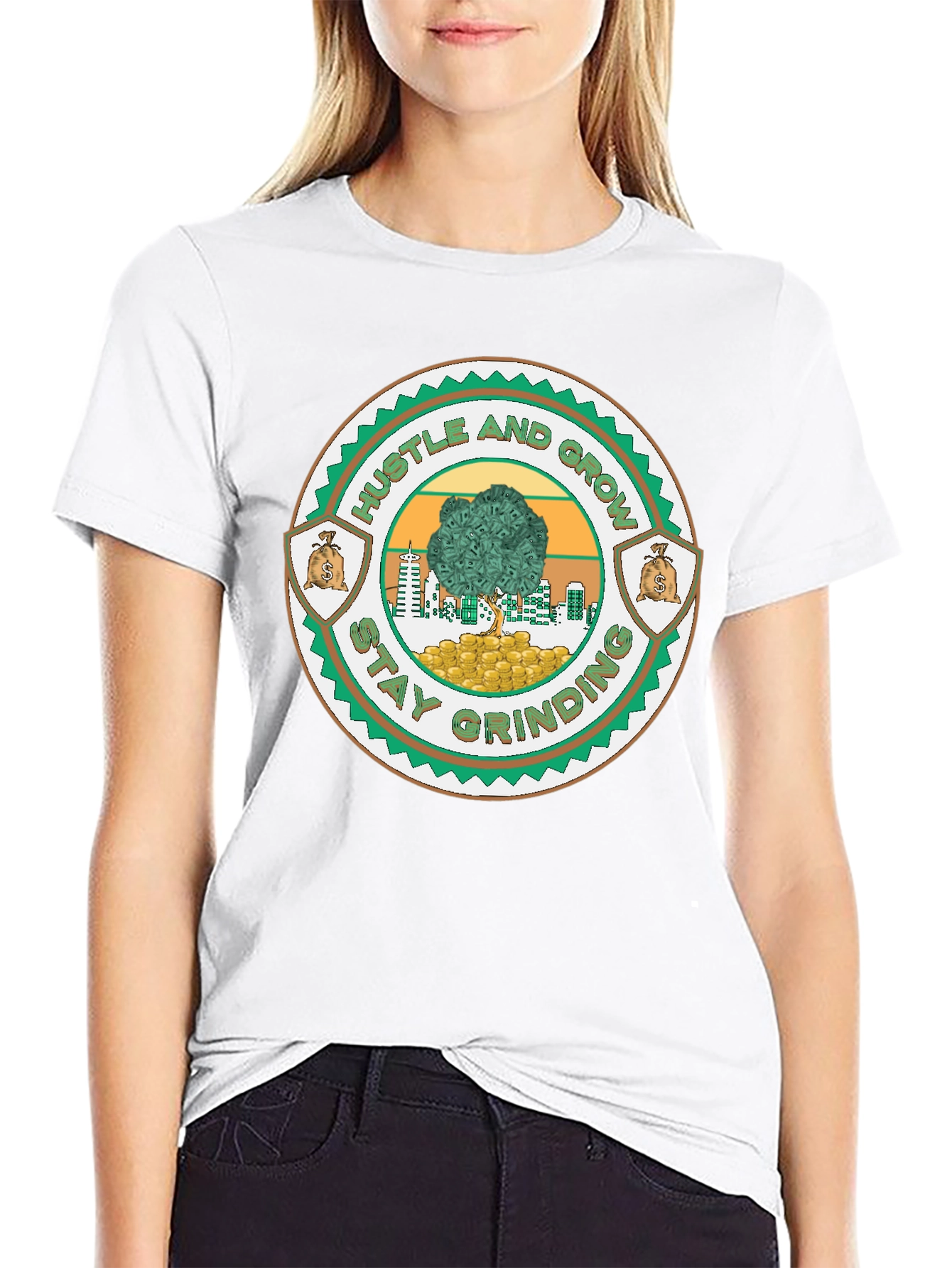 Hustle and Grow Graphic Tee