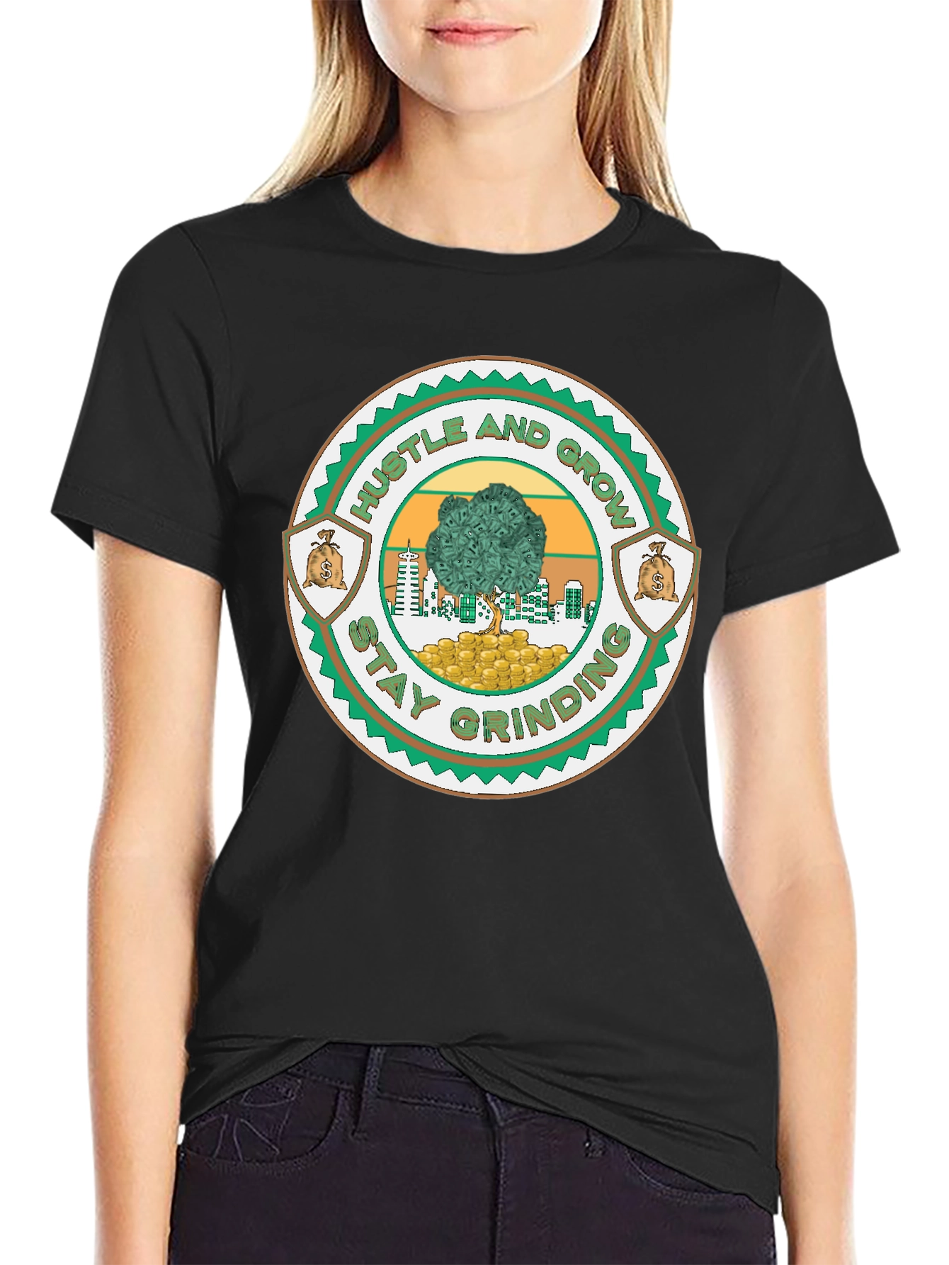 Hustle and Grow Graphic Tee