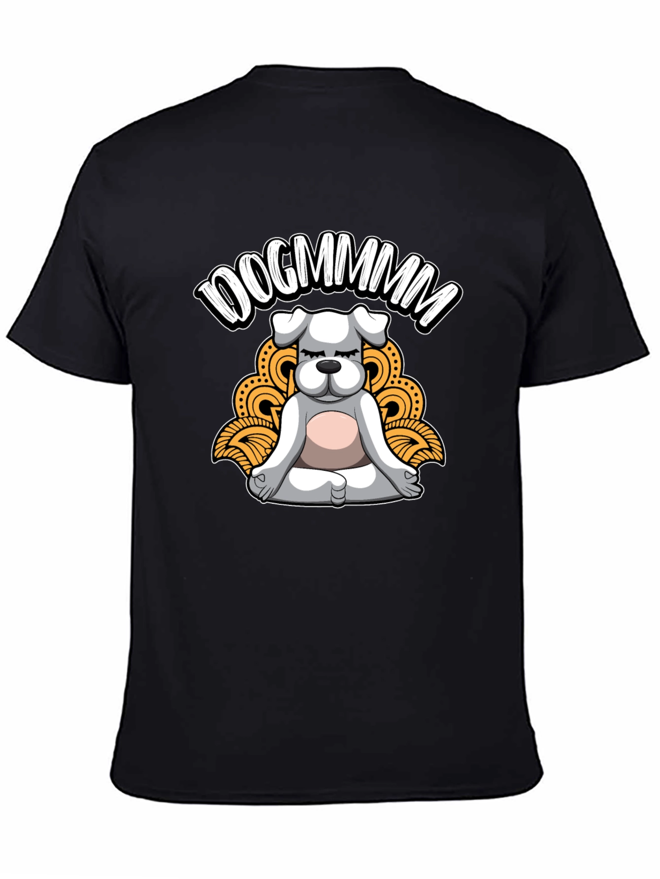 Dogmmm Meditation T-Shirt: Zen Dog Tee