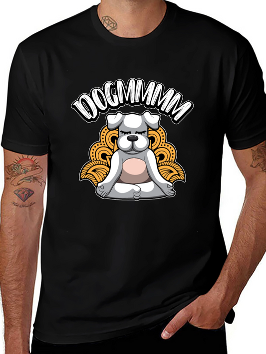 Dogmmm Meditation T-Shirt: Zen Dog Tee