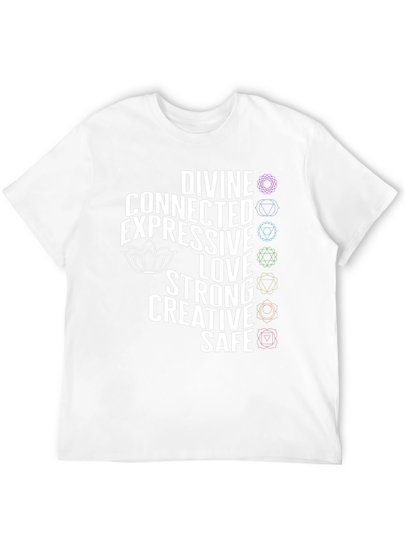 Chakra Inspired Graphic Tee - Divine Connection Shirt