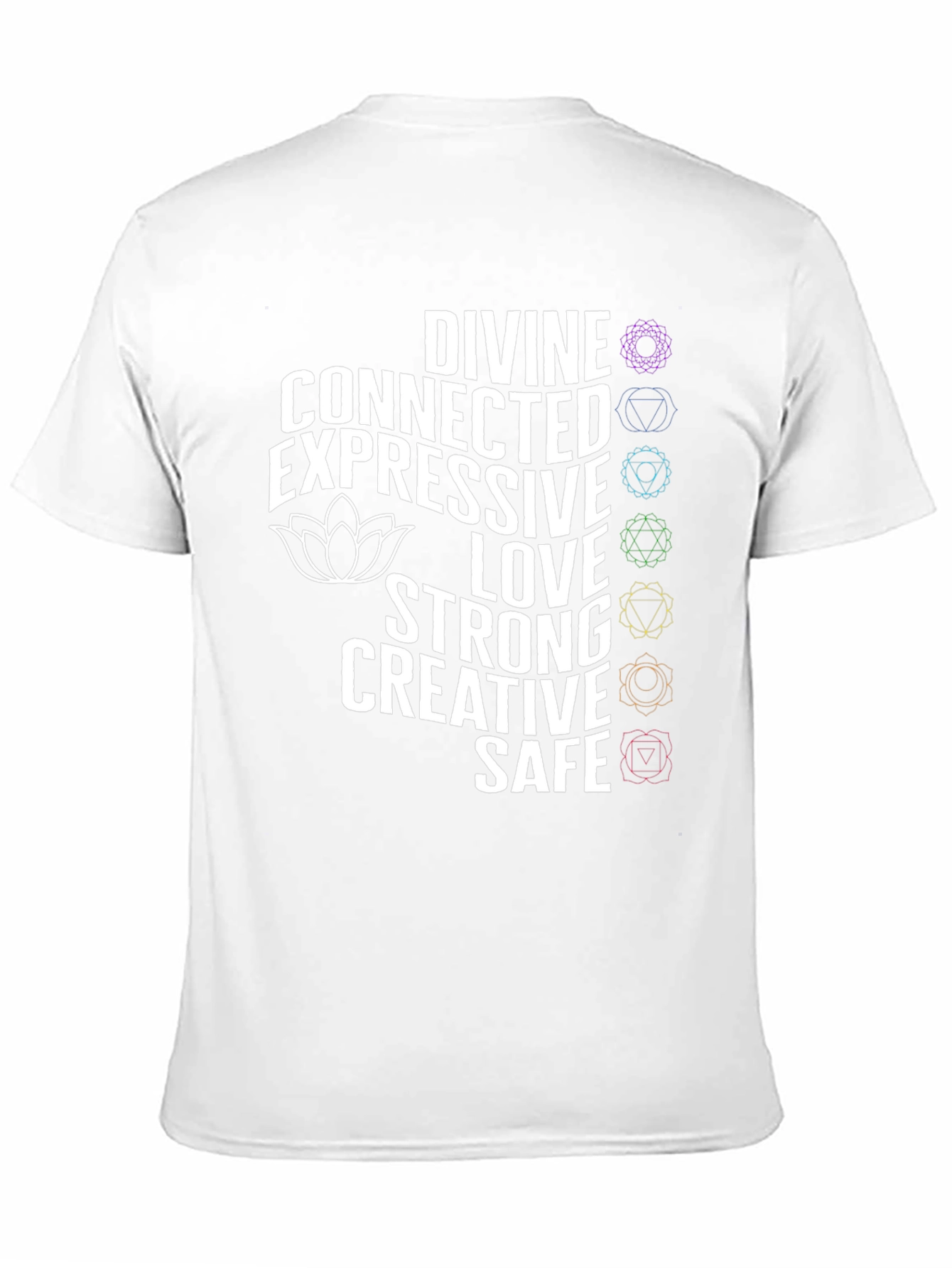 Chakra Inspired Graphic Tee - Divine Connection Shirt