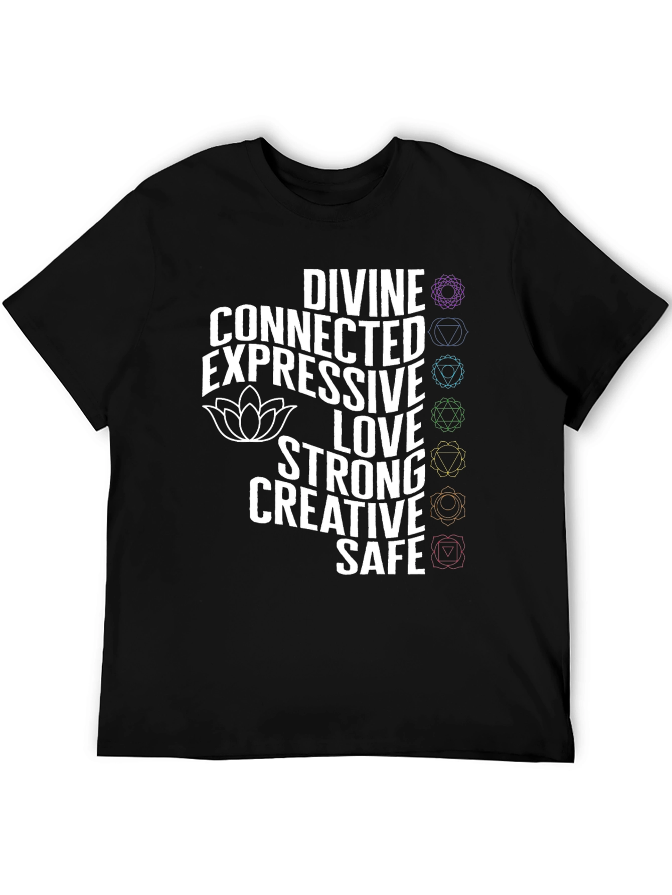 Chakra Inspired Graphic Tee - Divine Connection Shirt