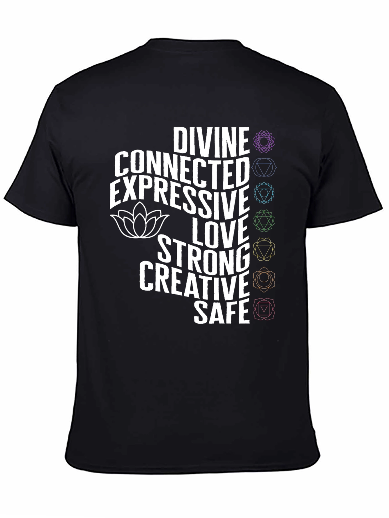 Chakra Inspired Graphic Tee - Divine Connection Shirt