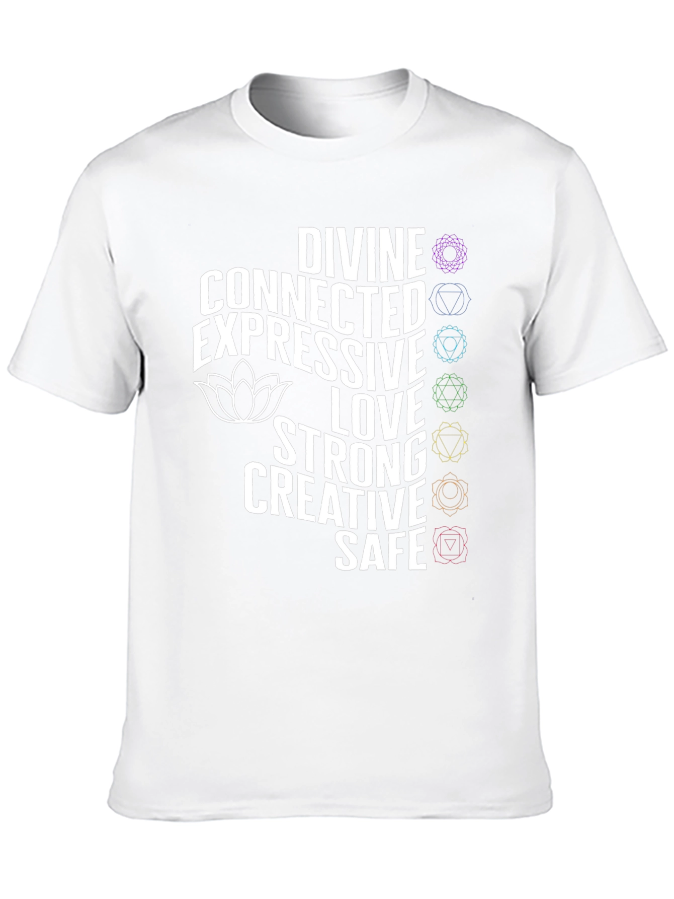 Chakra Inspired Graphic Tee - Divine Connection Shirt