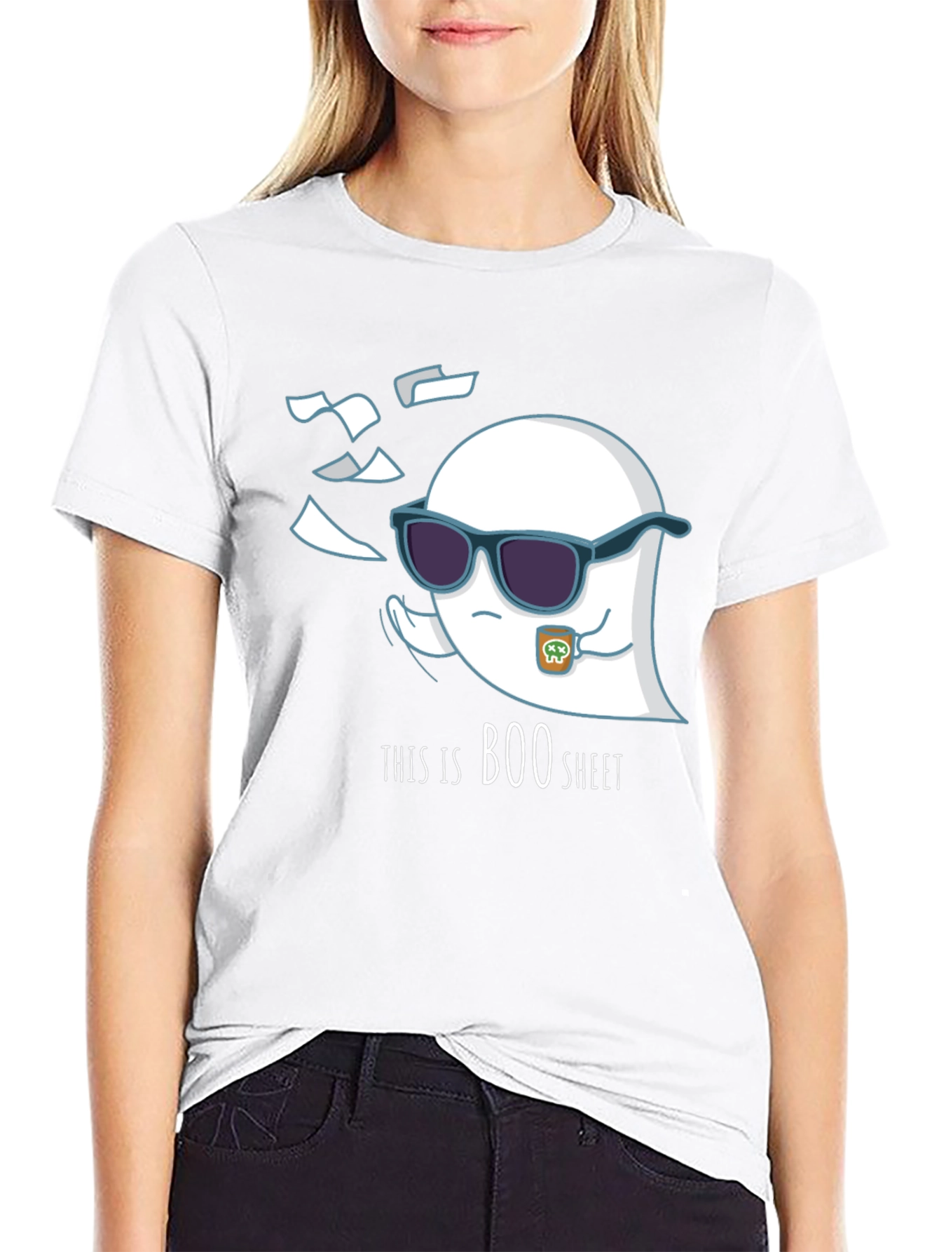 Cool Boo Sheet T-Shirt - Ghost Design