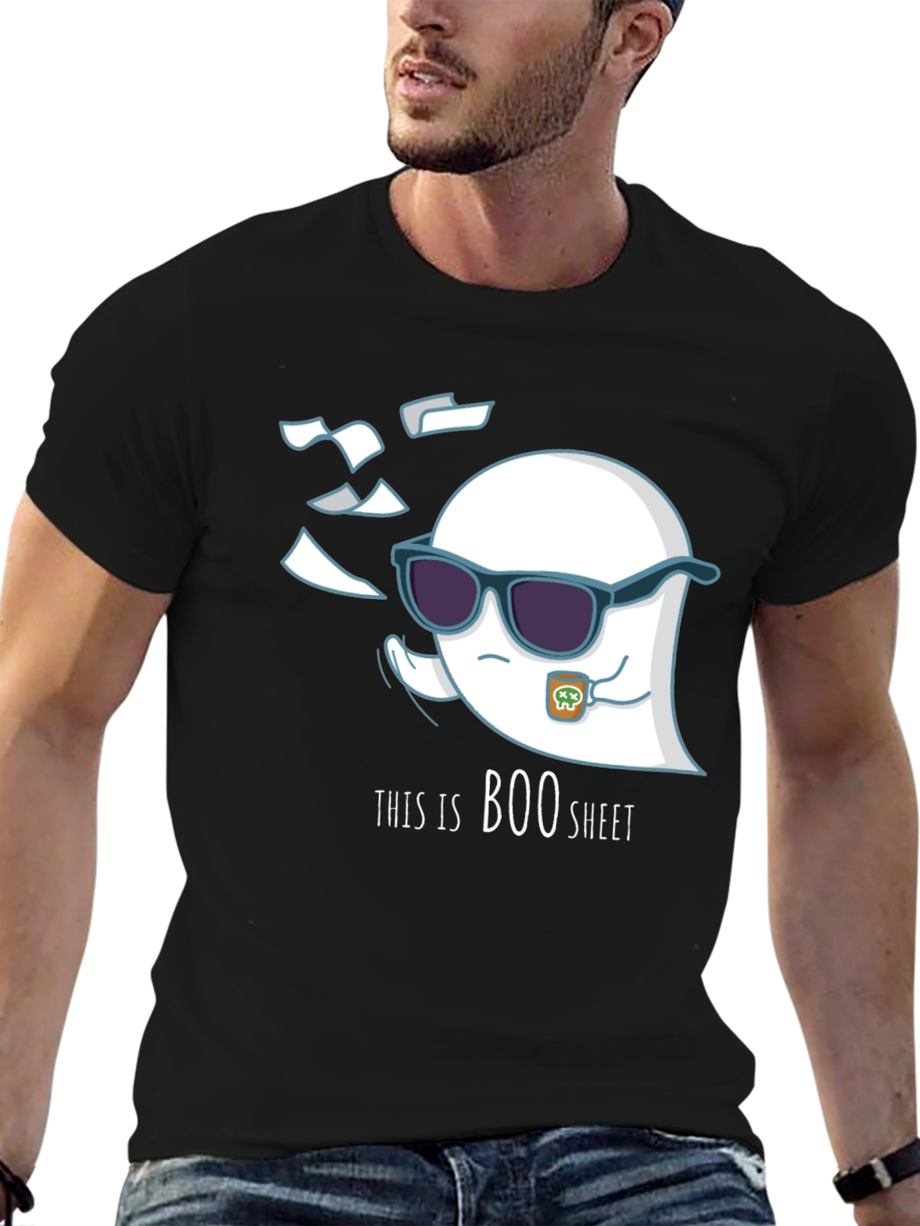 Cool Boo Sheet T-Shirt - Ghost Design