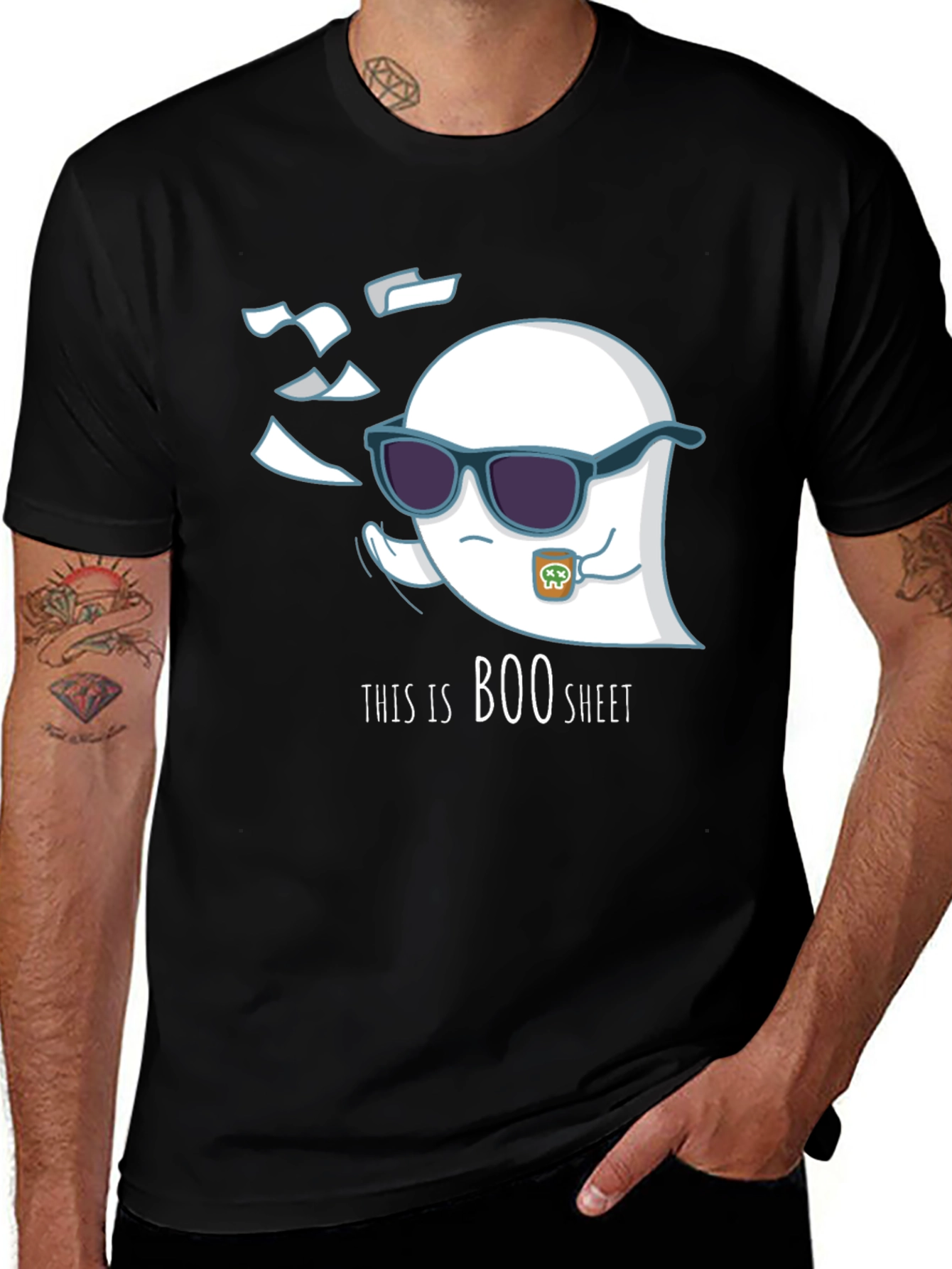 Cool Boo Sheet T-Shirt - Ghost Design