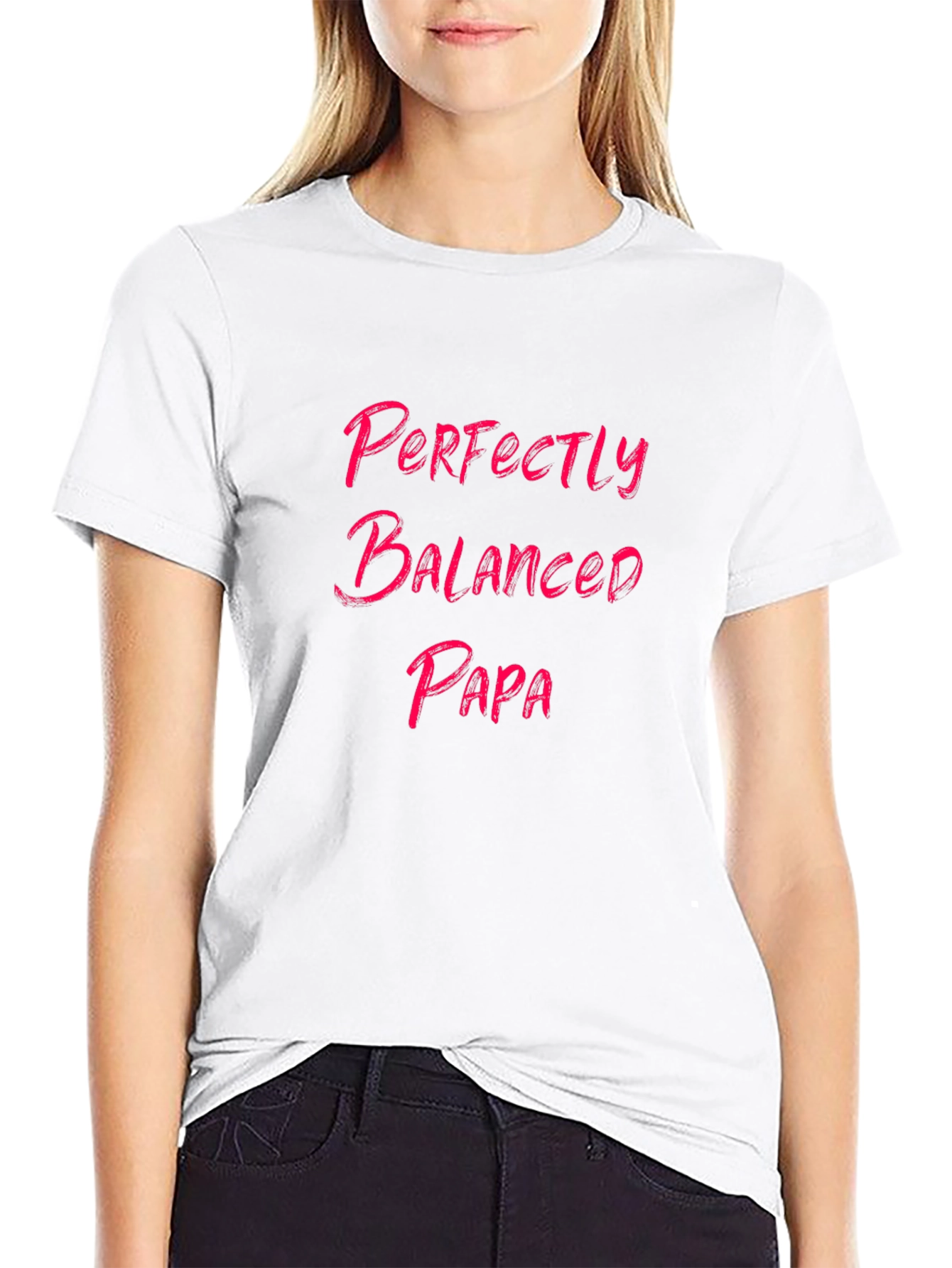 Perfectly Balanced Papa Black Graphic Tee