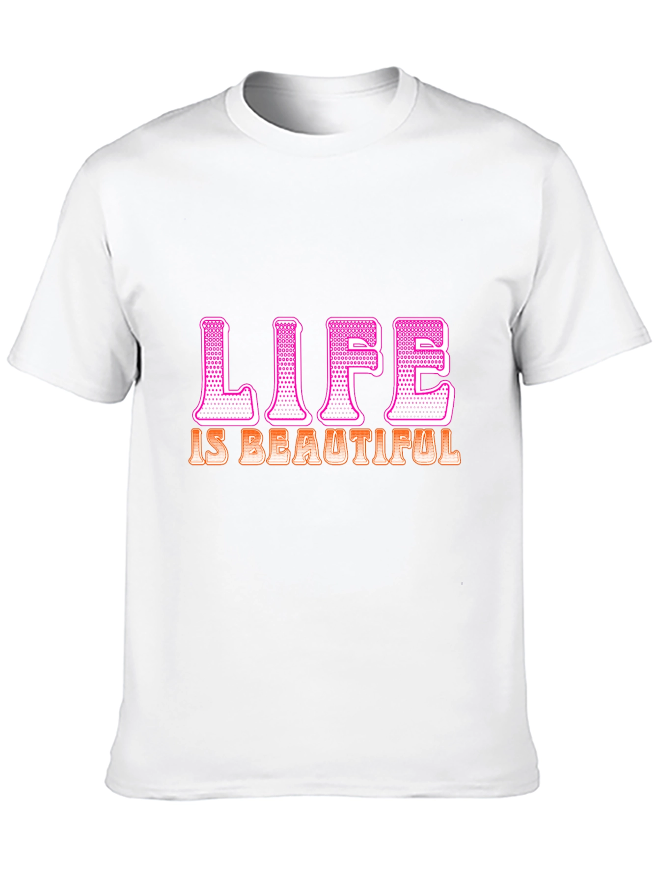 Life is Beautiful Graphic T-Shirt - Trendy Tee
