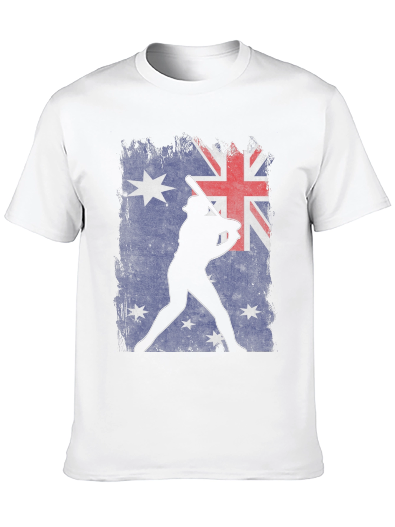 Australia Baseball Flag Graphic T-Shirt