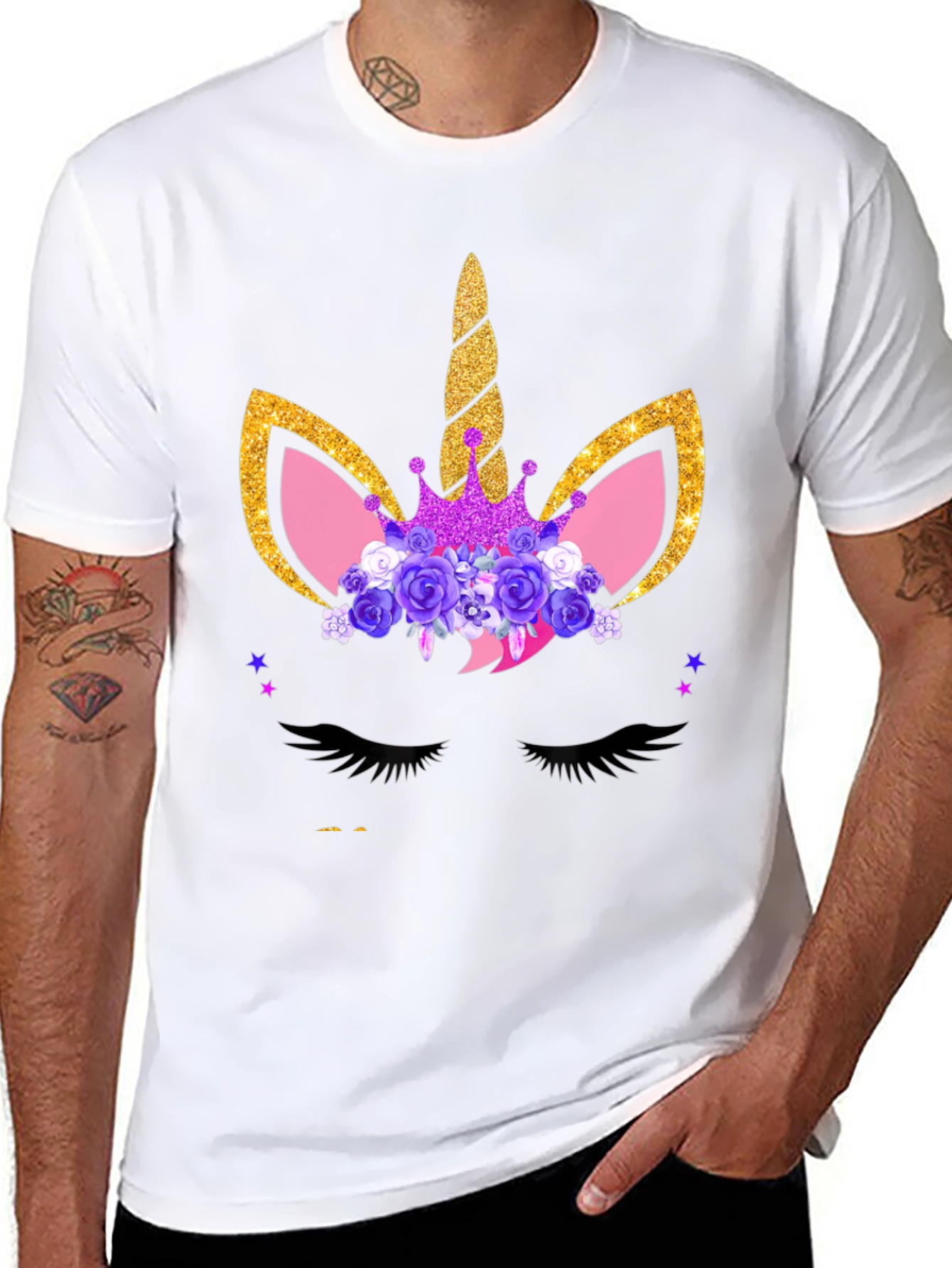 Unicorn Graphic Tee - Black T-Shirt
