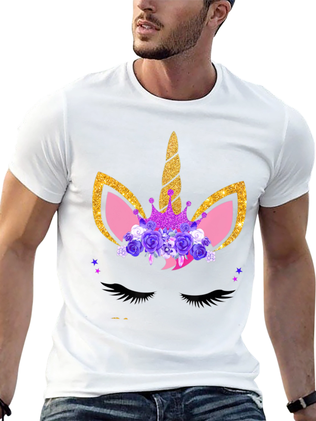 Unicorn Graphic Tee - Black T-Shirt