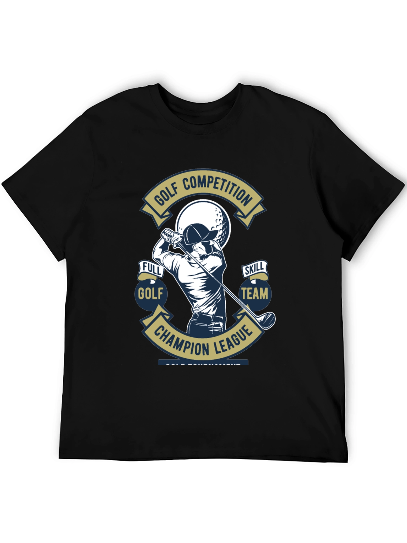 Golf Competition T-Shirt - Champion League Design