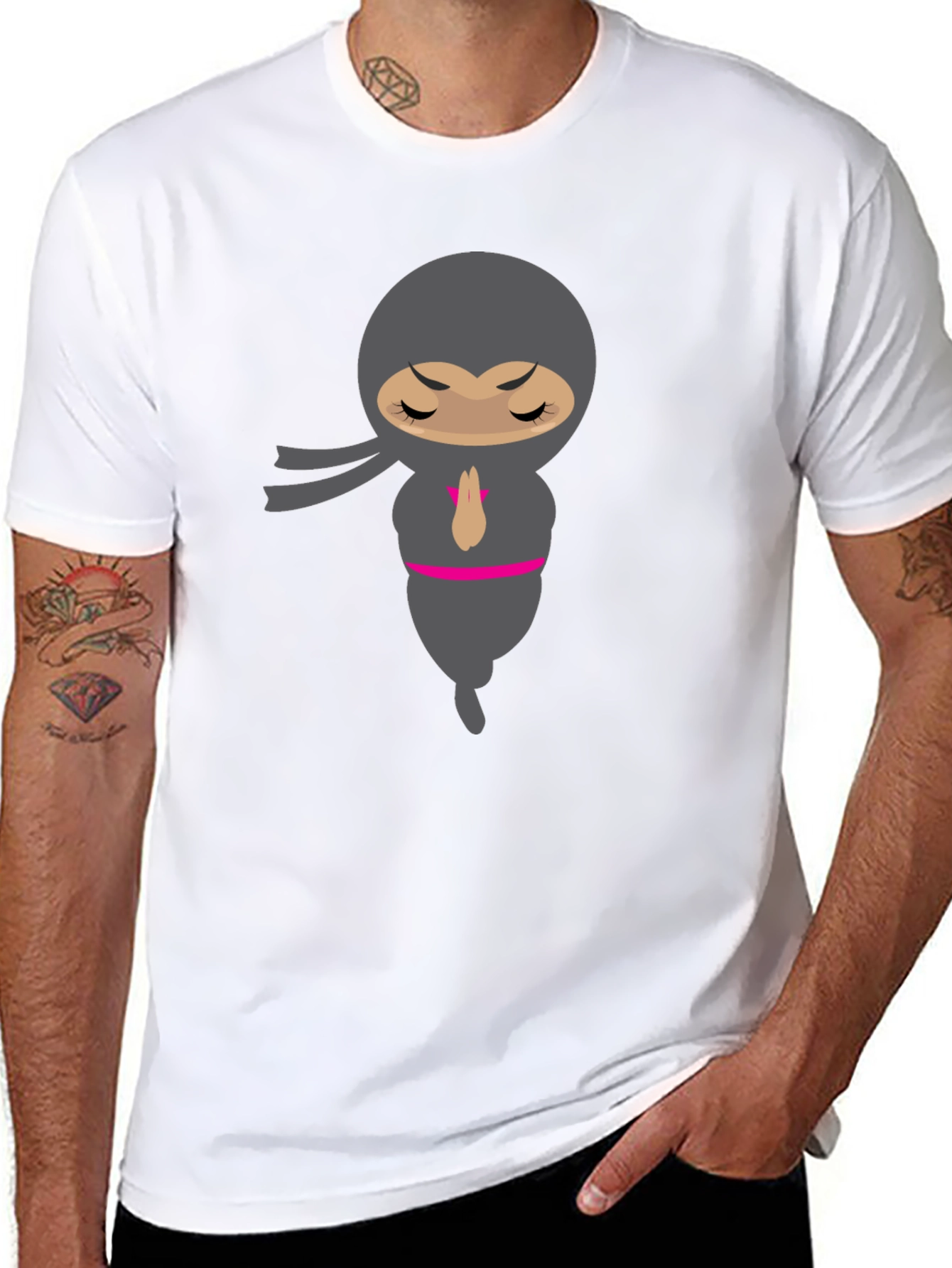 Ninja Character Graphic Tee - Unisex