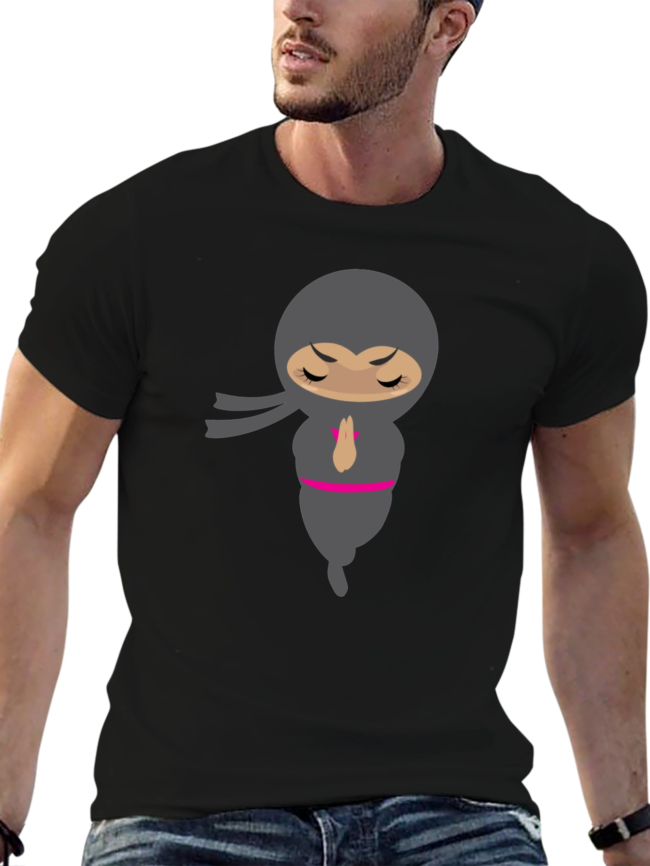 Ninja Character Graphic Tee - Unisex