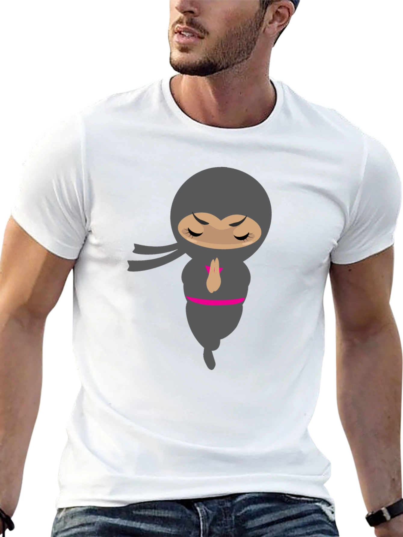 Ninja Character Graphic Tee - Unisex