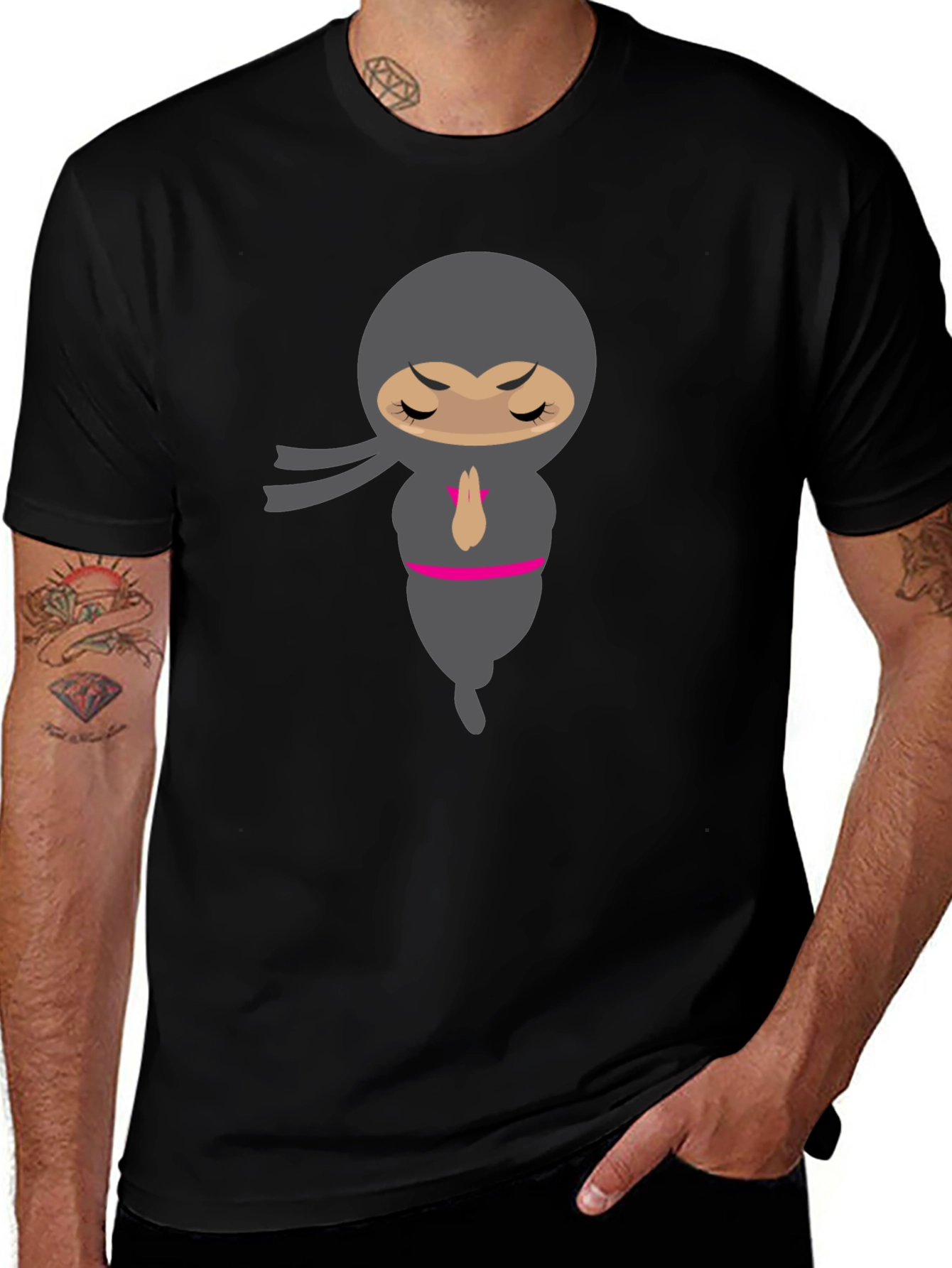 Ninja Character Graphic Tee - Unisex