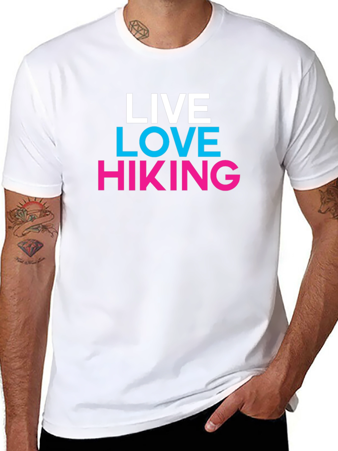 Live Love Hiking Graphic T-Shirt