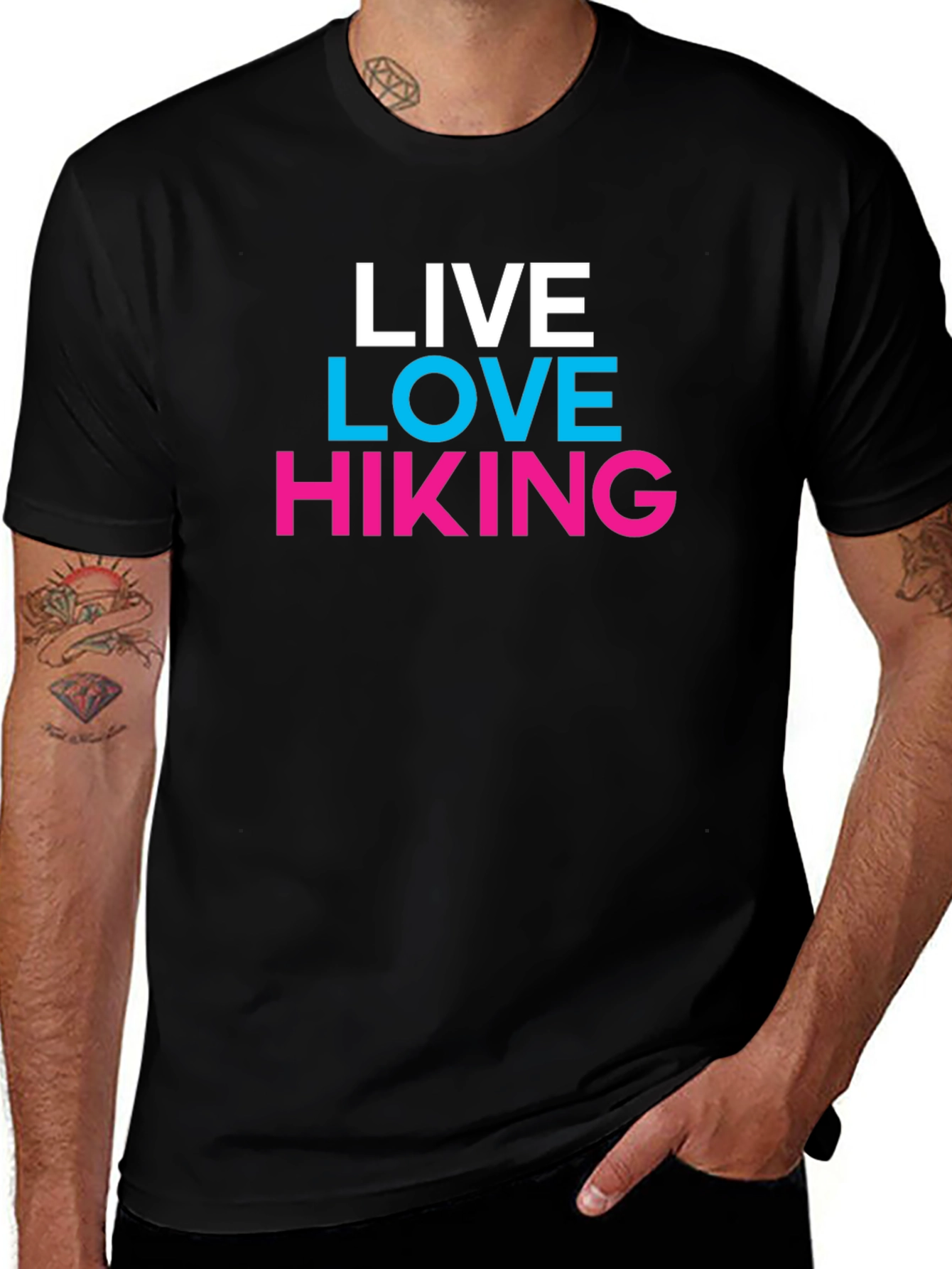 Live Love Hiking Graphic T-Shirt