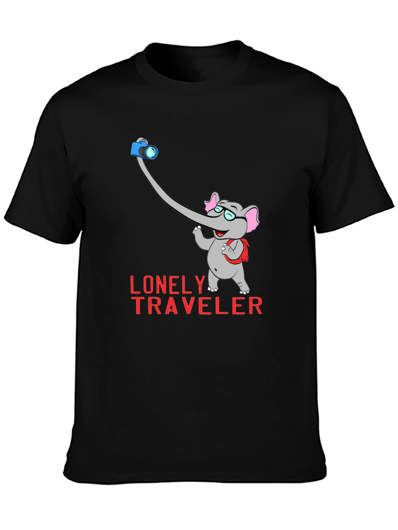 Lonely Traveler Elephant Graphic Tee