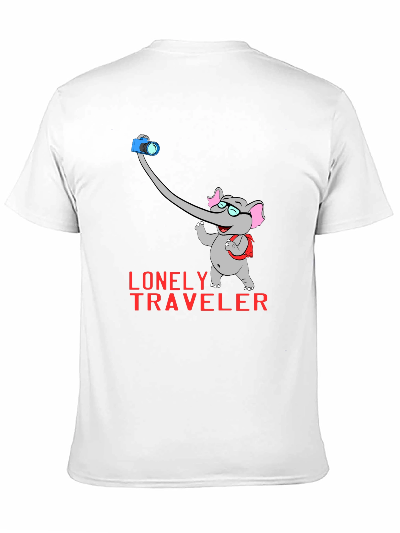 Lonely Traveler Elephant Graphic Tee