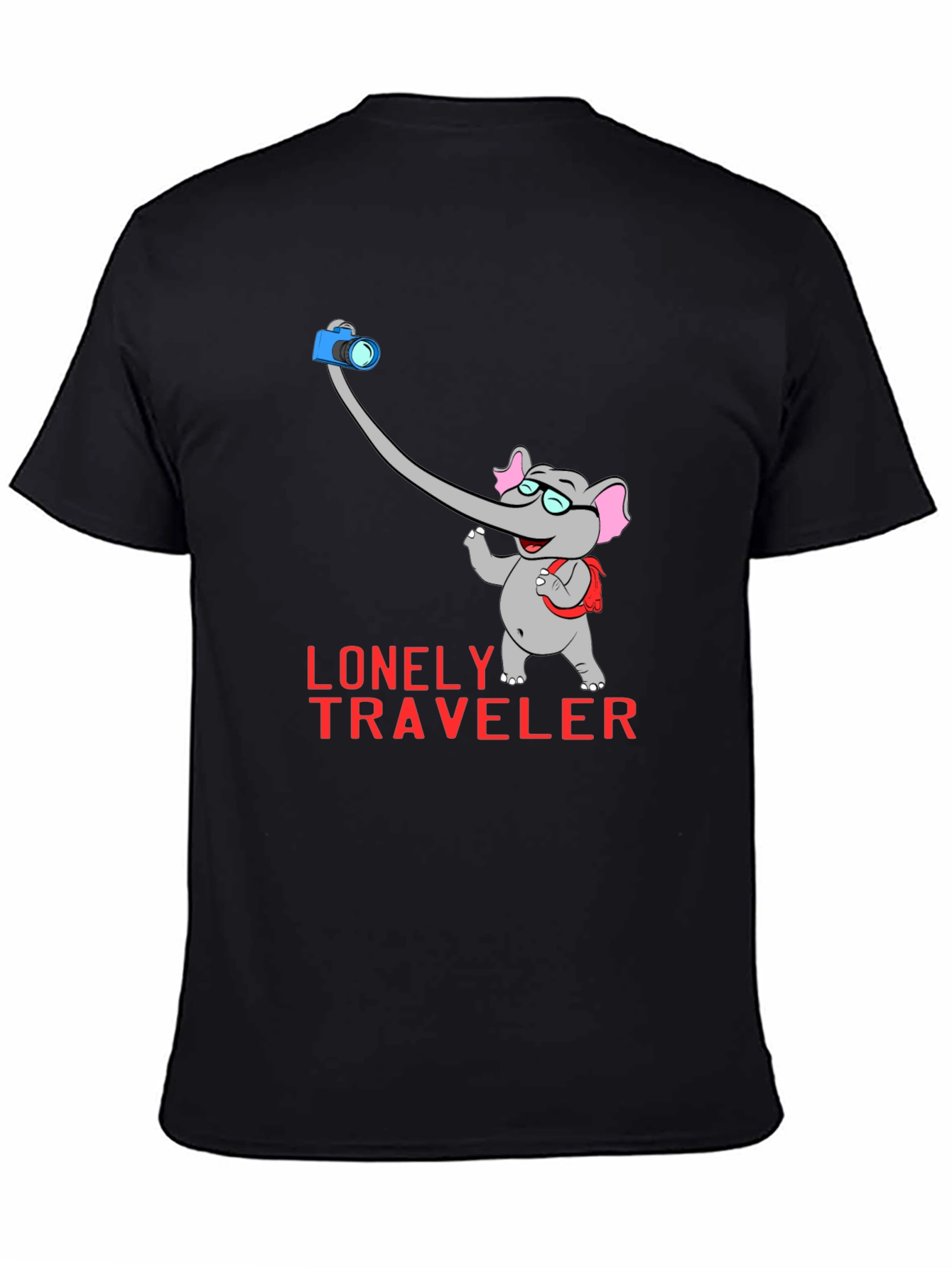 Lonely Traveler Elephant Graphic Tee