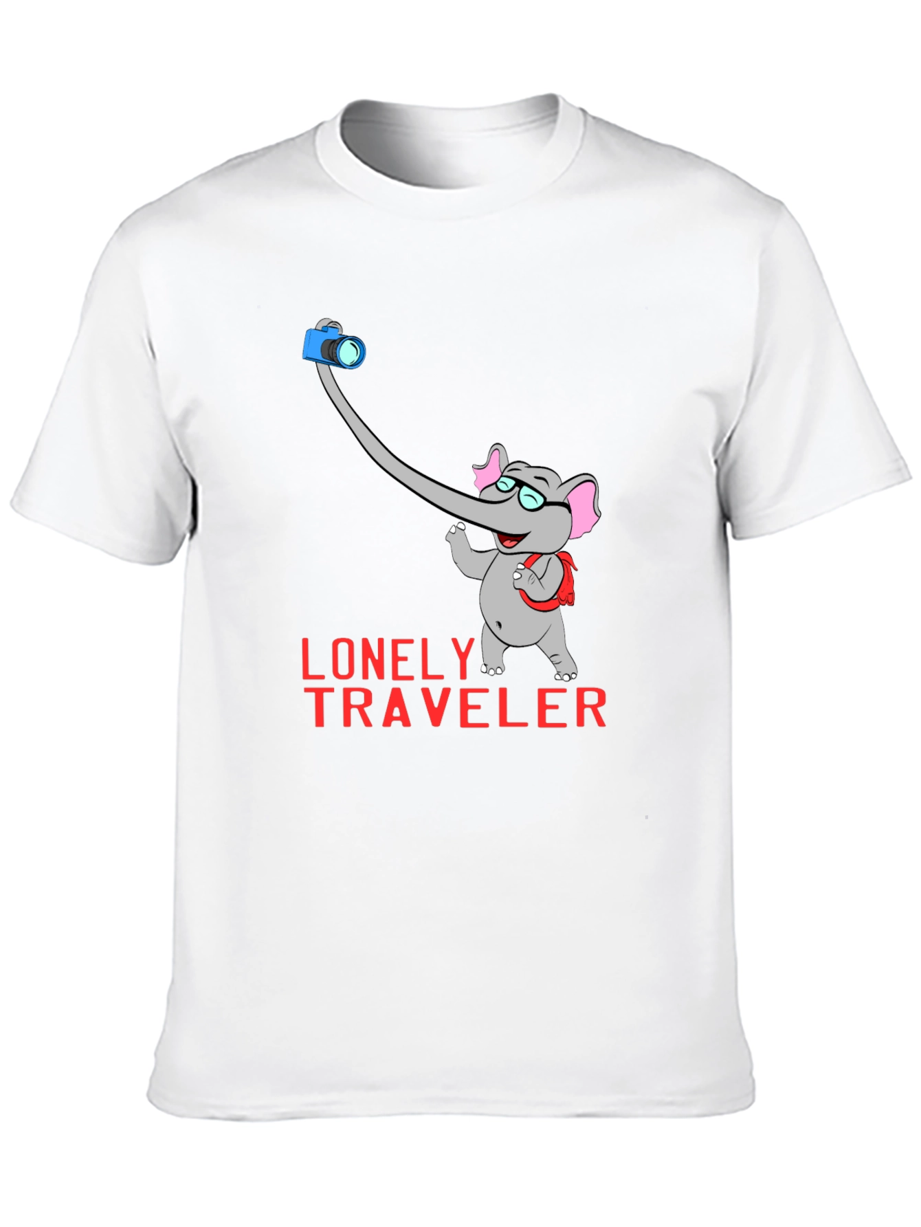 Lonely Traveler Elephant Graphic Tee