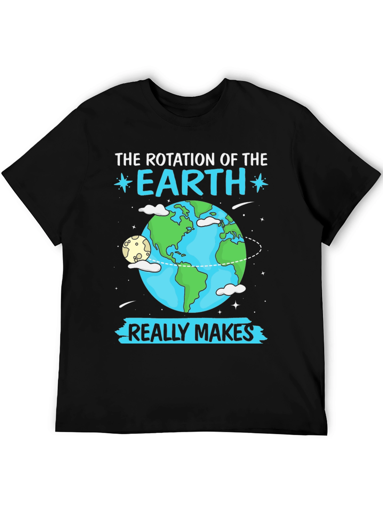 Earth Rotation Graphic T-Shirt