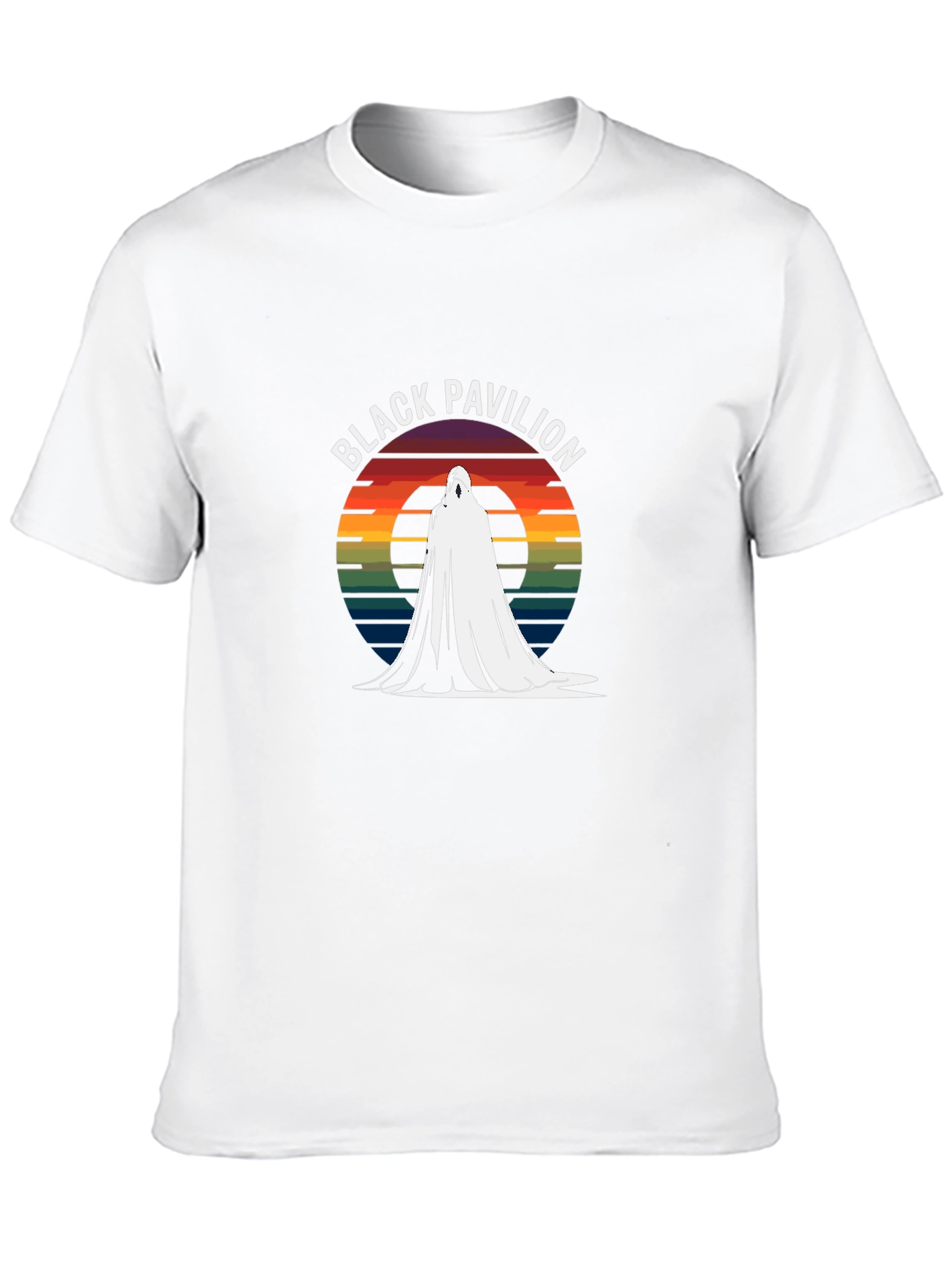 Black Pavilion Retro Style Graphic T-Shirt