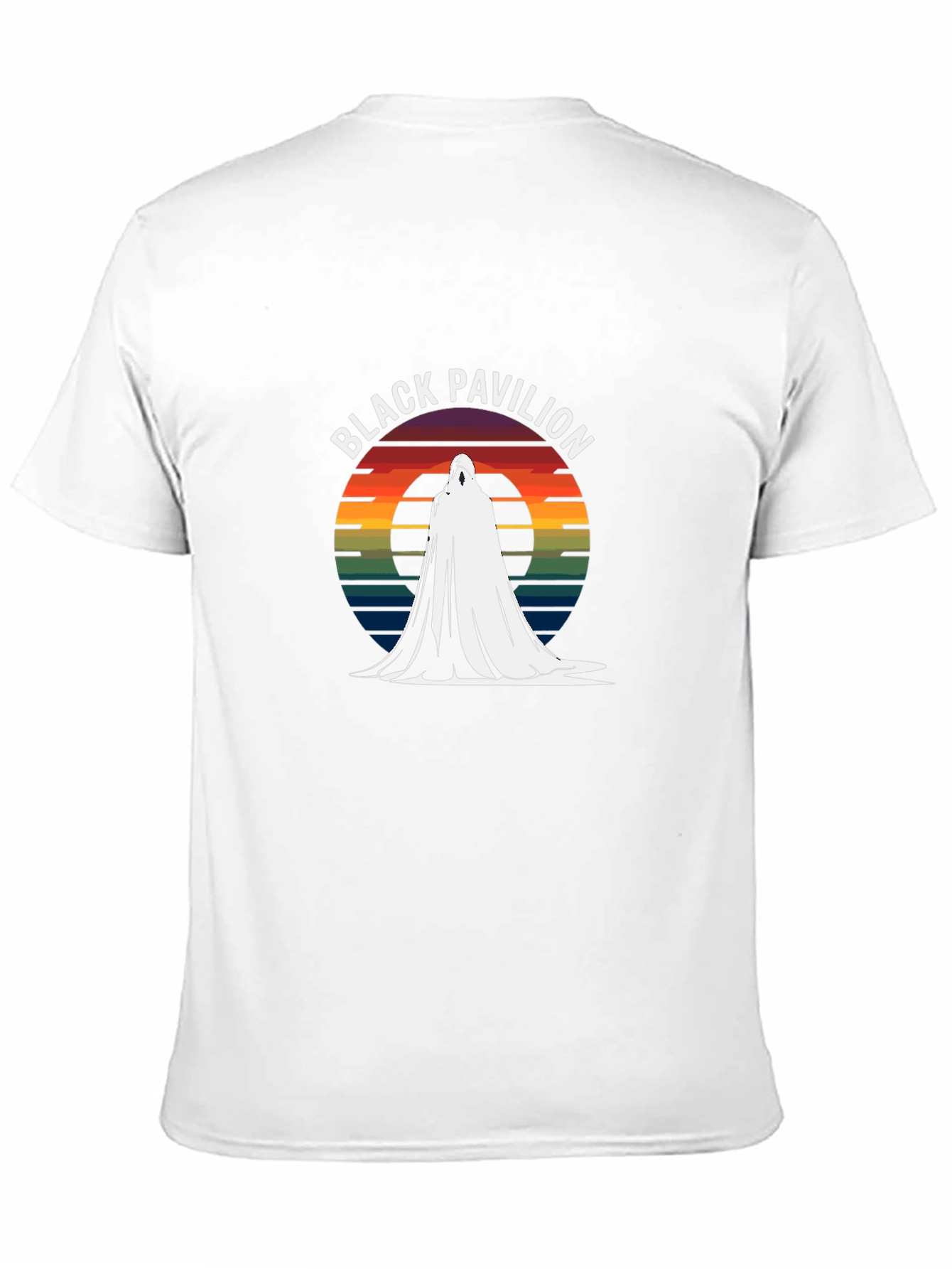 Black Pavilion Retro Style Graphic T-Shirt