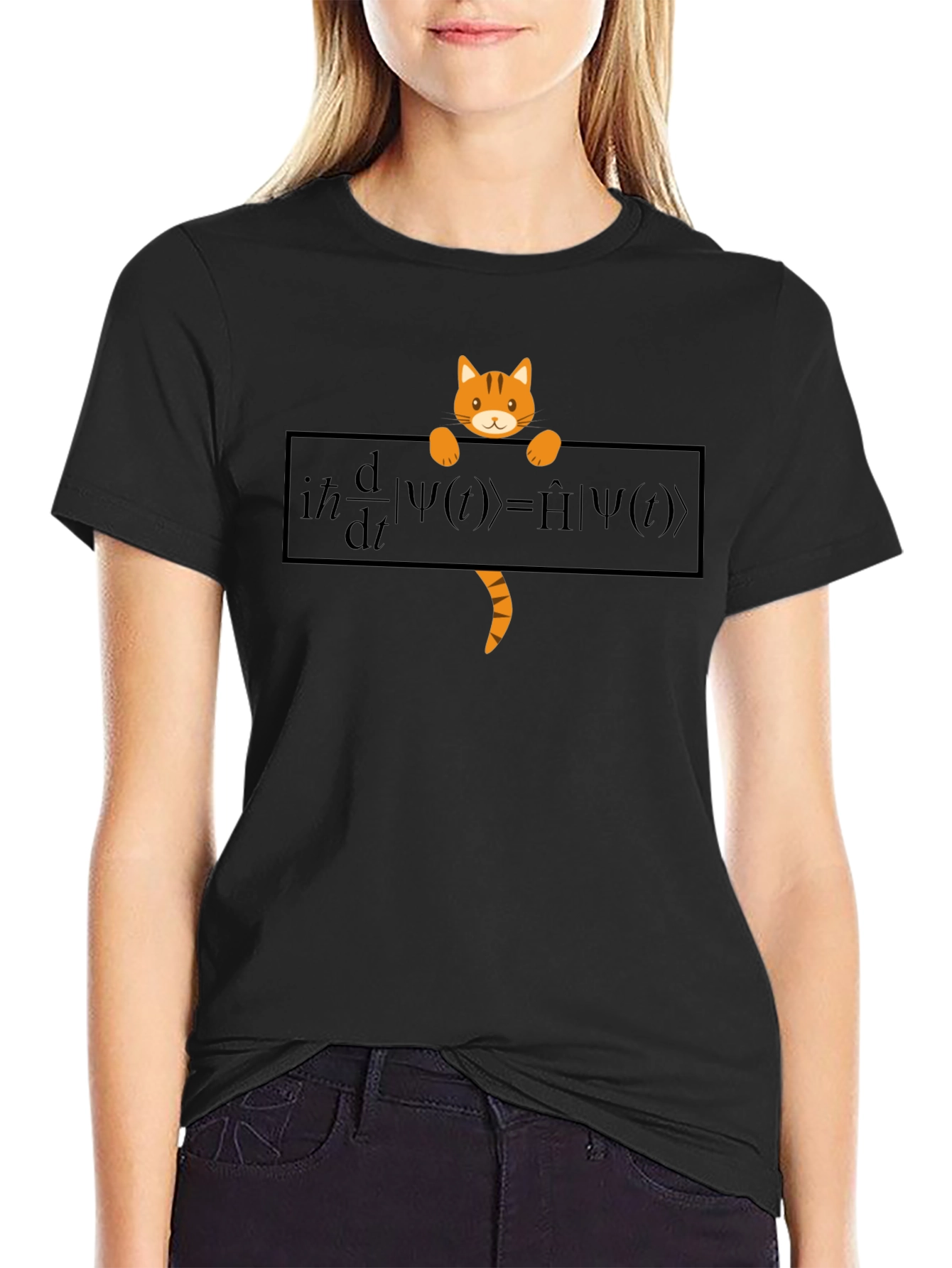 Quantum Cat Equation T-Shirt
