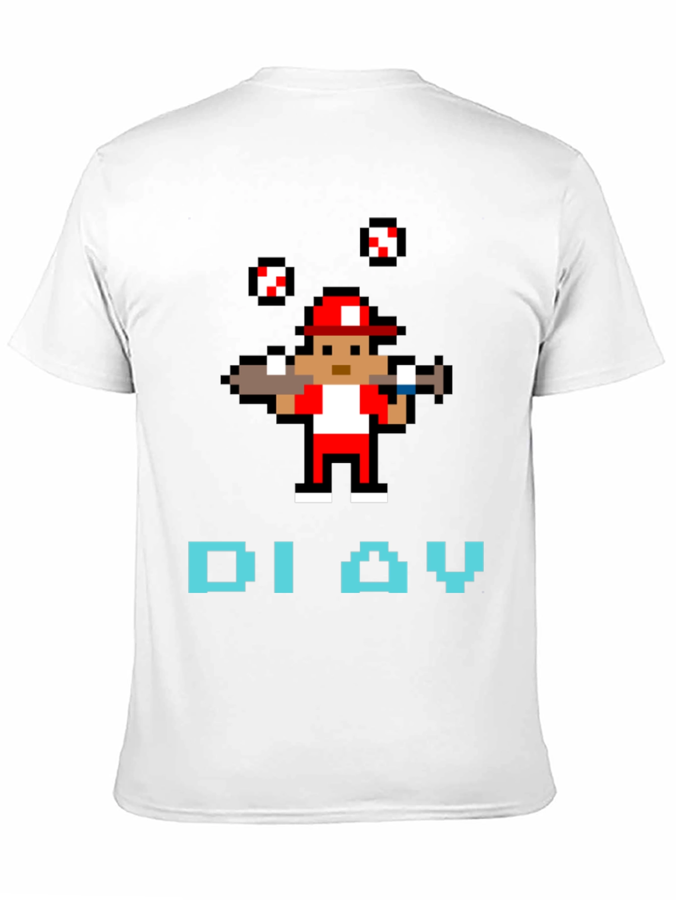 Retro Baseball Pixel Art T-Shirt
