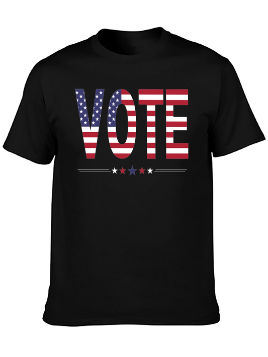 Vote USA Patriotic Graphic T-Shirt