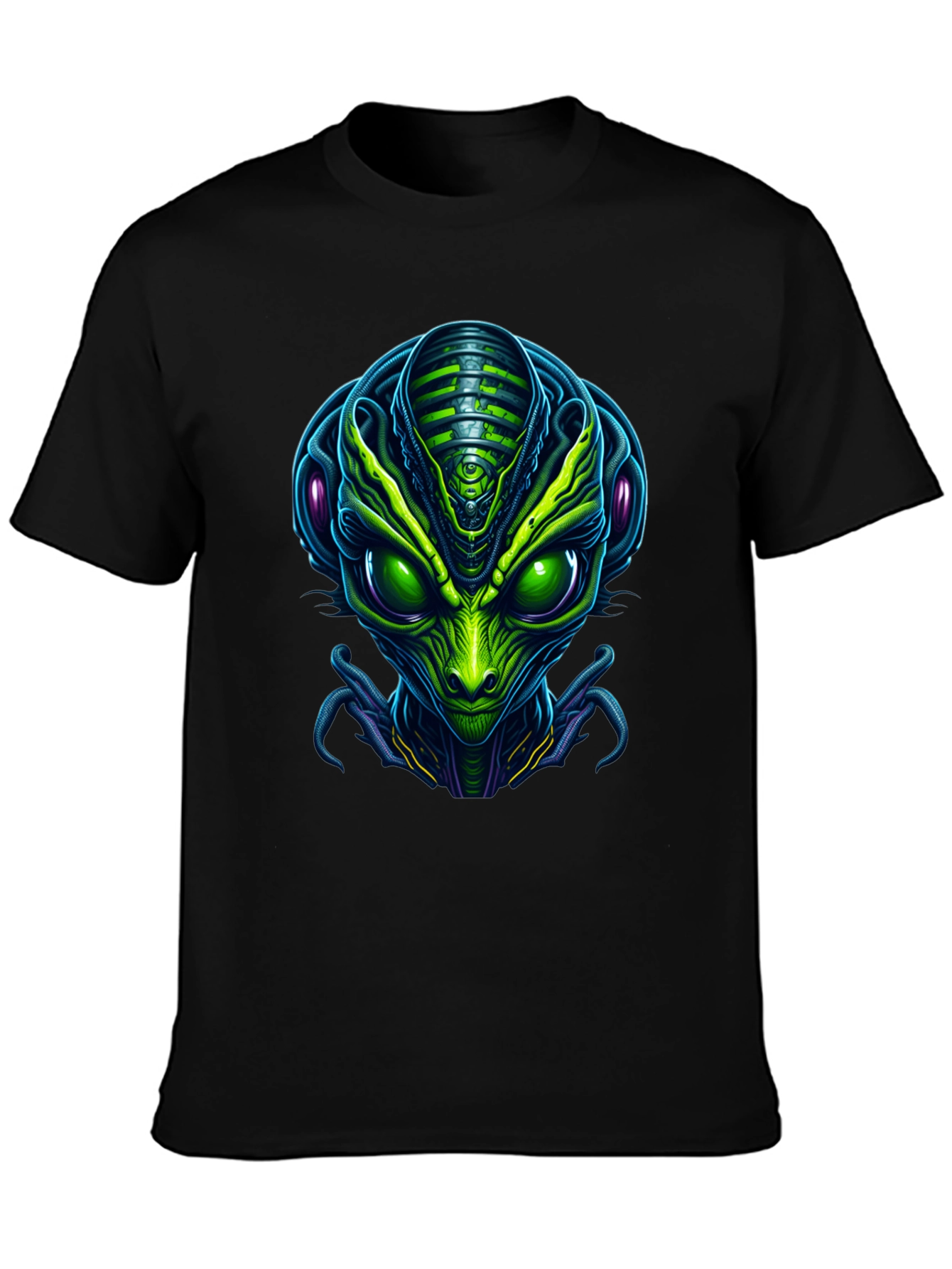Alien Head Graphic T-Shirt