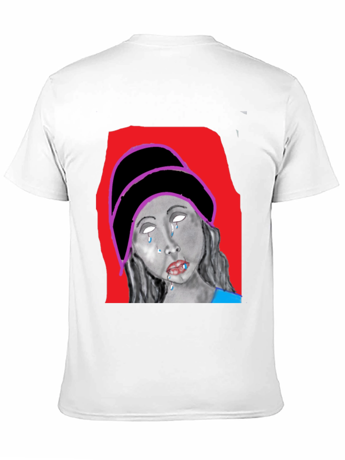 Unique Graphic Print Black T-Shirt