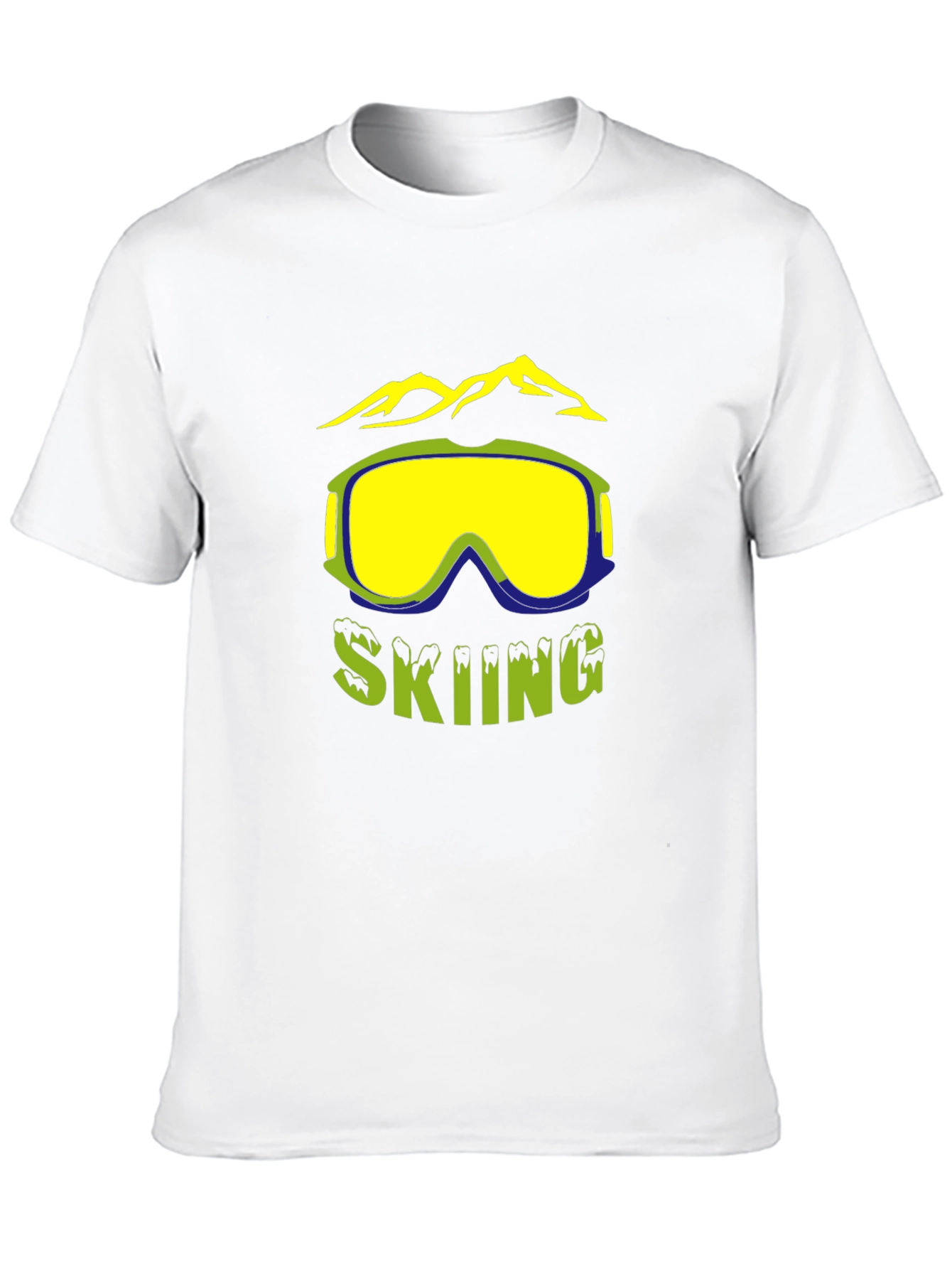 Skiing Graphic T-Shirt - Adventure Ready Style