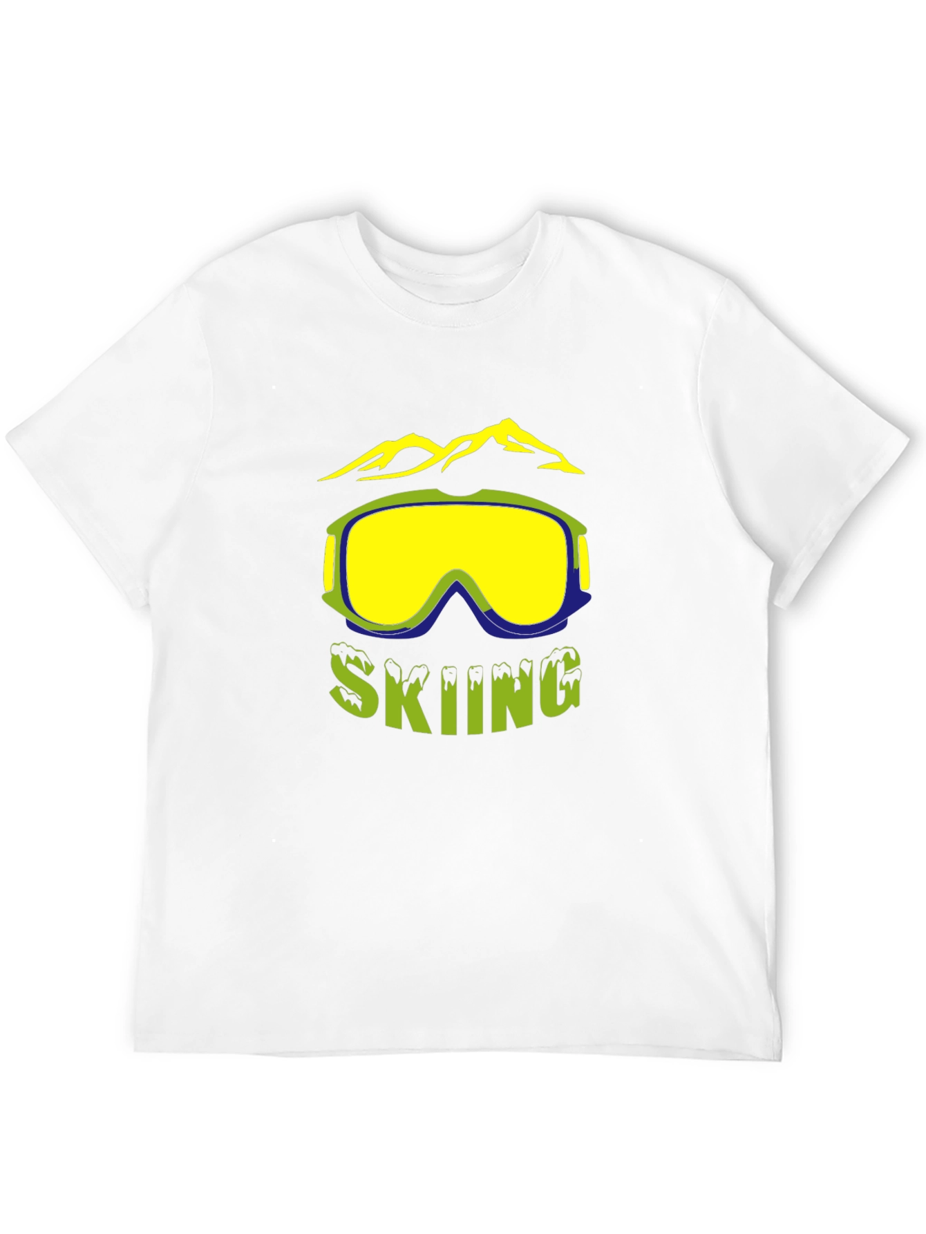 Skiing Graphic T-Shirt - Adventure Ready Style