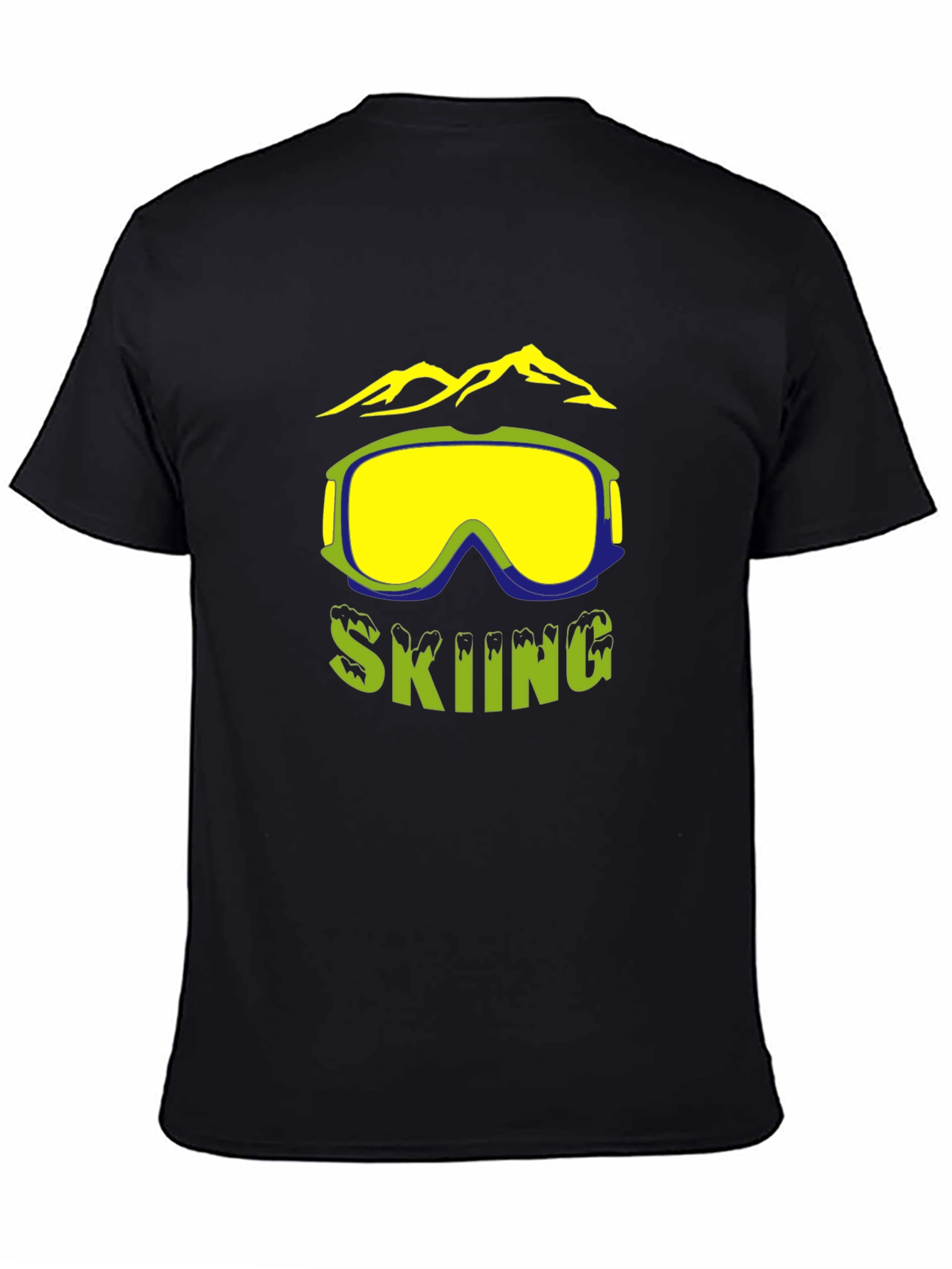 Skiing Graphic T-Shirt - Adventure Ready Style