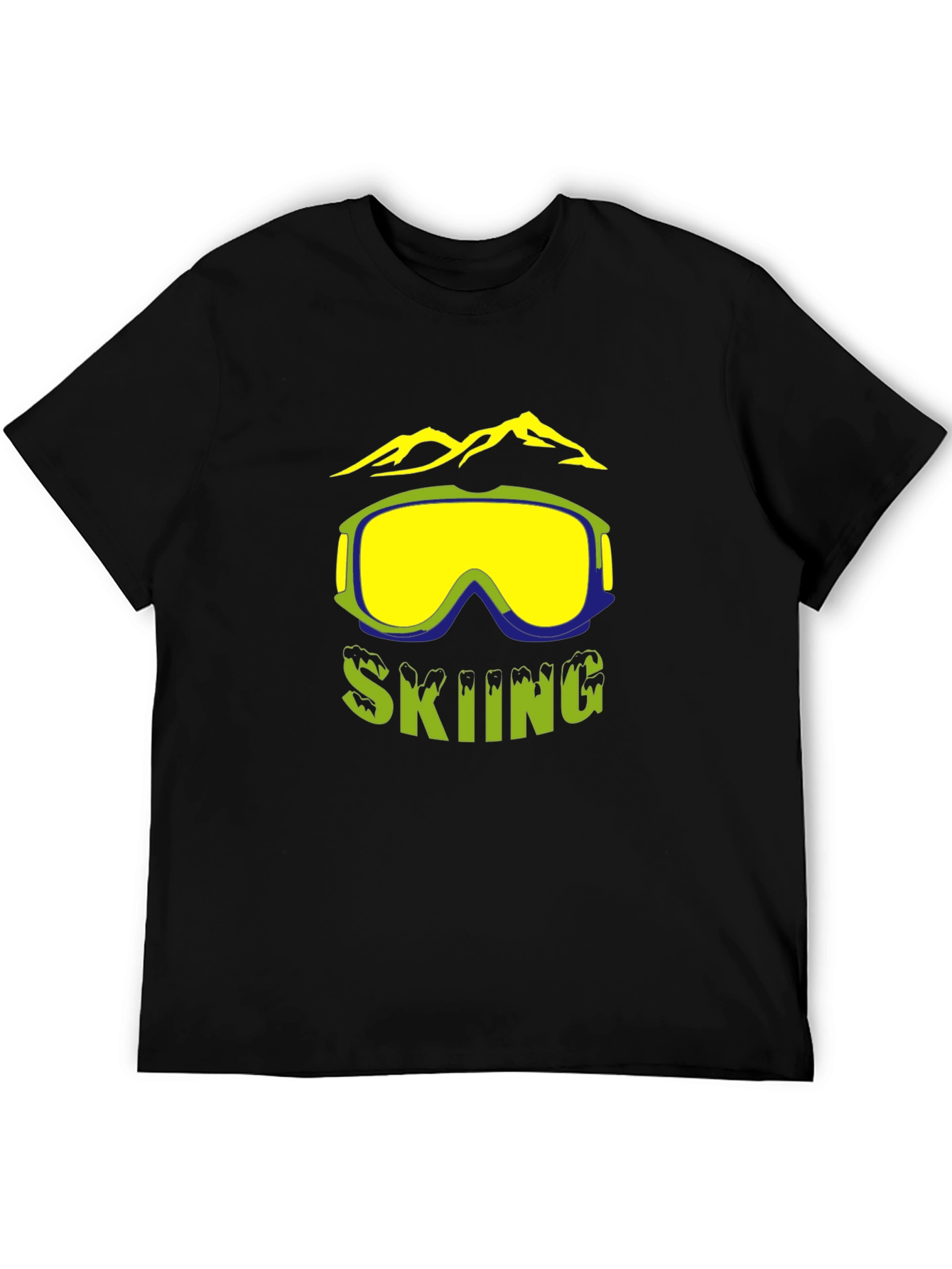 Skiing Graphic T-Shirt - Adventure Ready Style